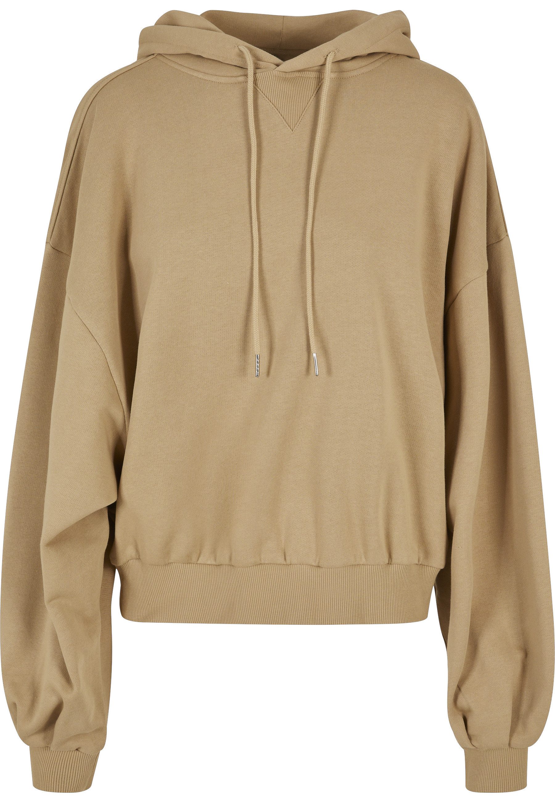 URBAN CLASSICS Rundhalspullover Urban Classics Damen Ladies Organic Oversized Terry Hoody (1-tlg)