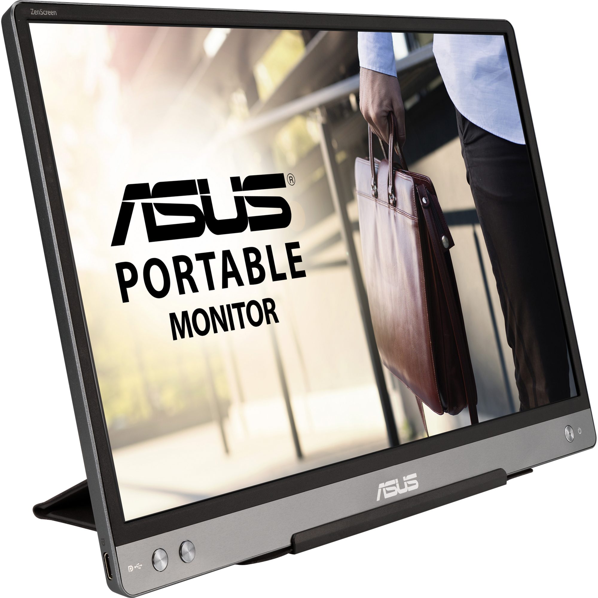 Asus ASUS MB14AC, LED-Monitor, (FullHD, IPS, USB-C) TFT-Monitor (1920 x 1080 px, Full HD, 5 ms Reaktionszeit, LED)