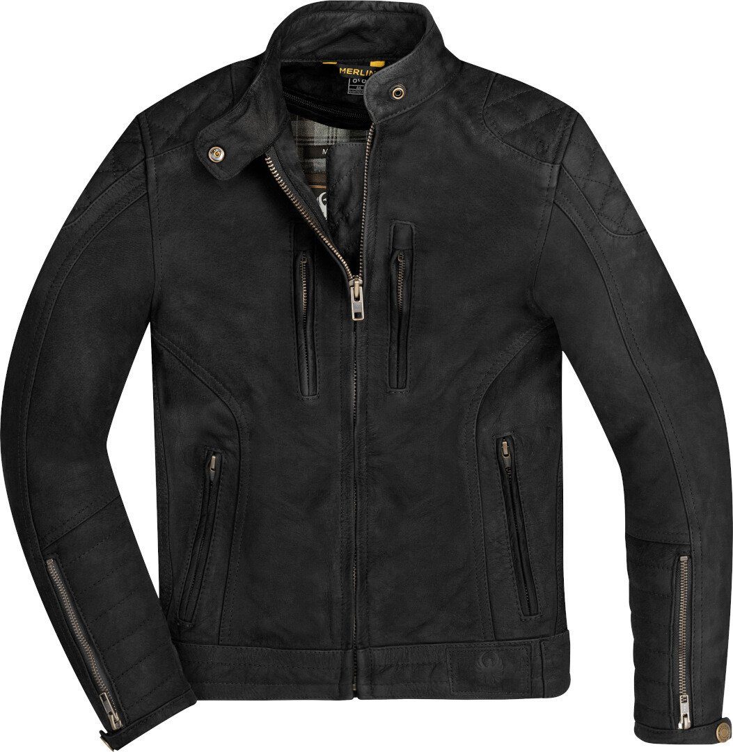 Merlin Motorradjacke Mia Damen Motorrad Lederjacke herausnehmbares Innenfut günstig online kaufen