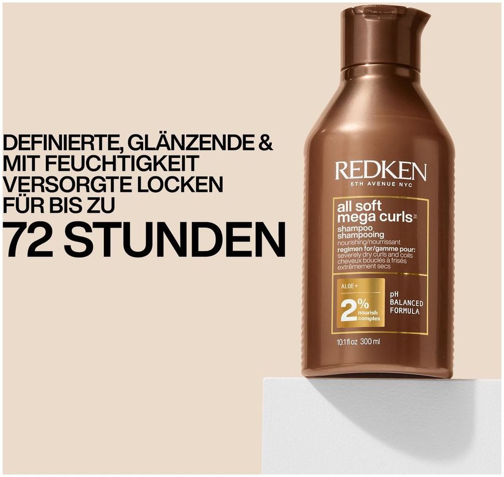Redken Haarshampoo All Soft Mega Shampoo Curls Curls 300 ml