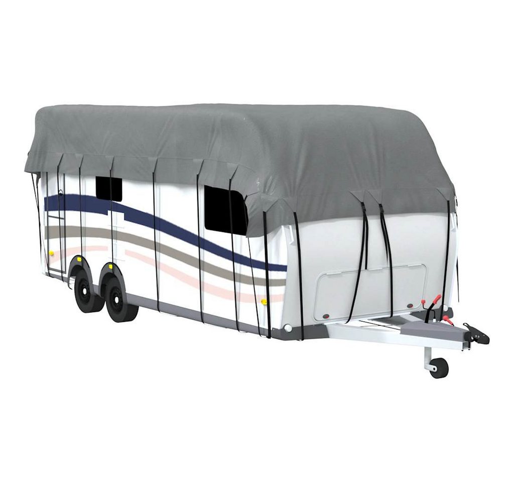 Thumbnail - vidaXL Schutzplane, Dachplane für Wohnwagen Grau 700x300 cm Vliesstoff