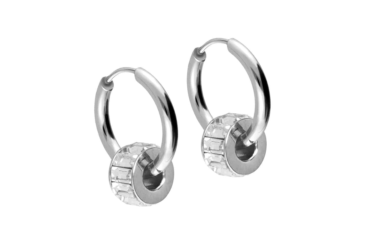 FILANGO Paar Creolen Chirurgenstahl Ohrclicker Creolen günstig online kaufen