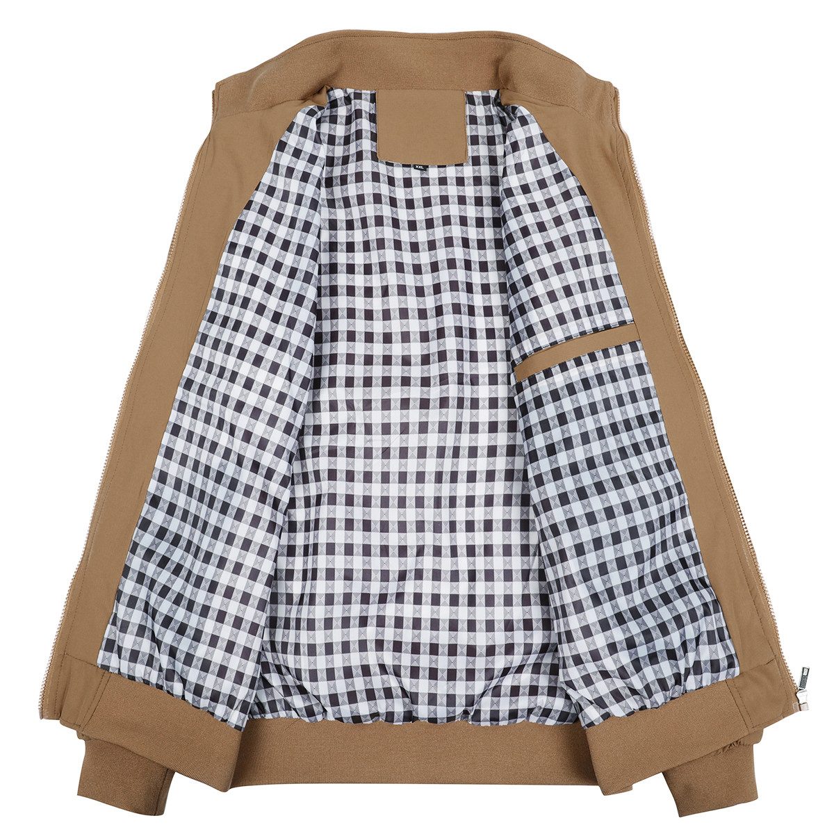 Allthemen Bomberjacke Leichte Übergangsjacke mit 2 Reißverschlusstaschen