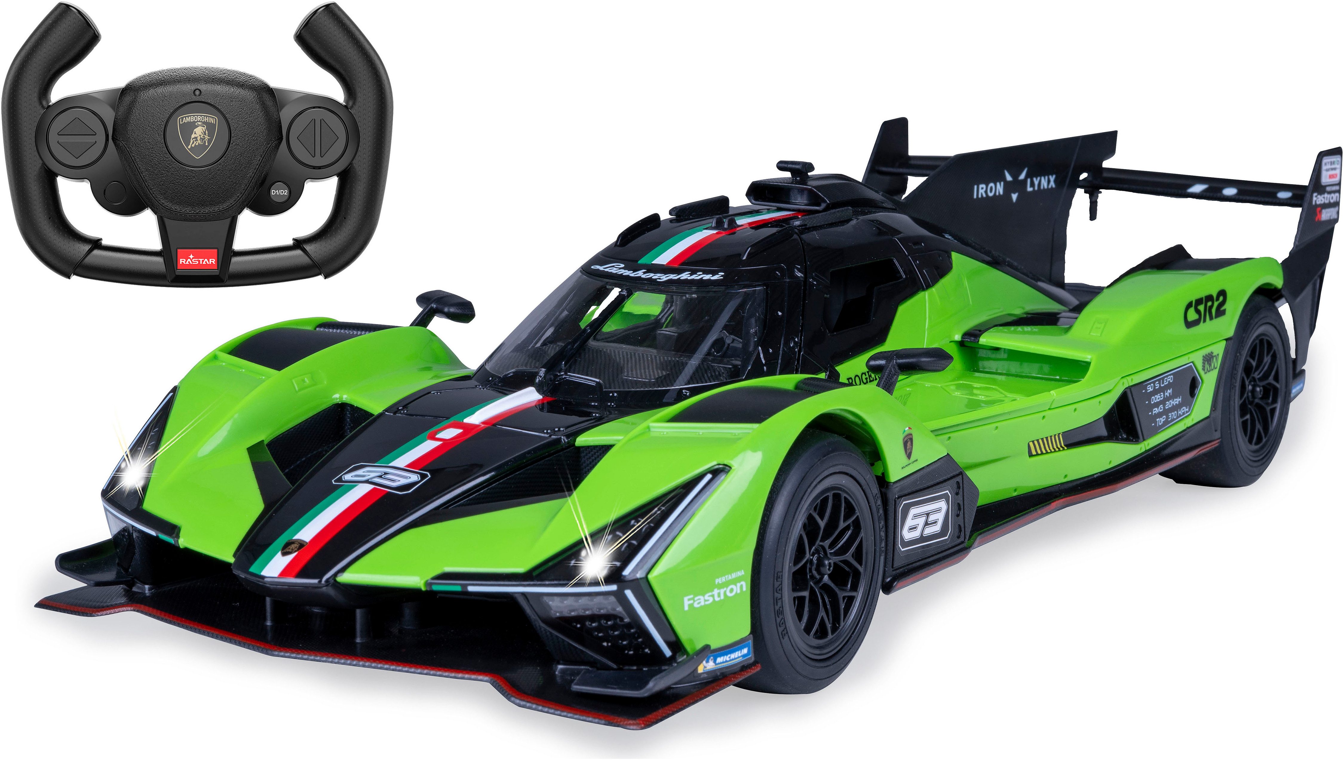 RC-Auto Lamborghini SC63 LMDH 1:14 grün 2,4GHz