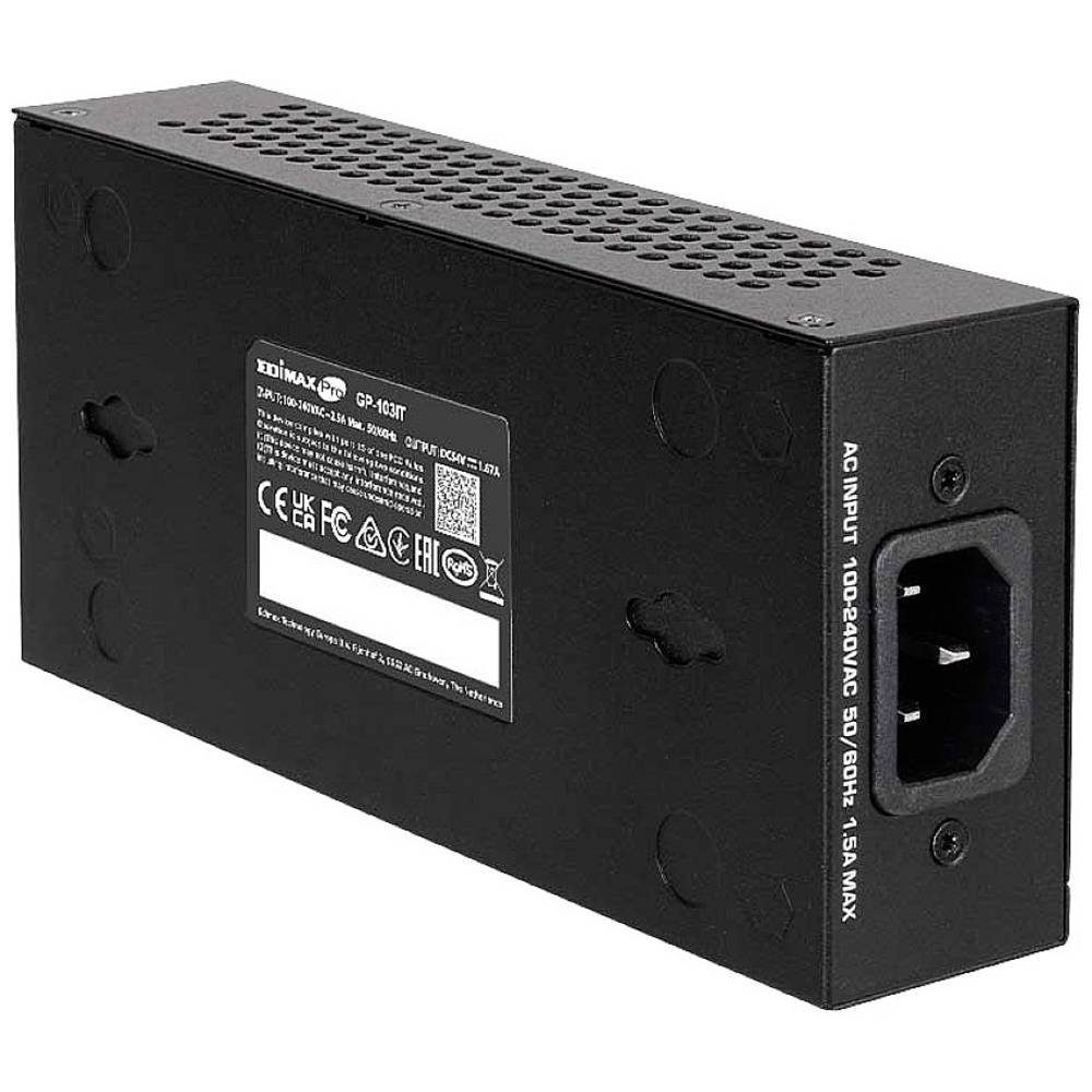 Edimax IEEE 802.3bt Gigabit 90W PoE++-Injektor GP-103IT Netzwerk-Switch