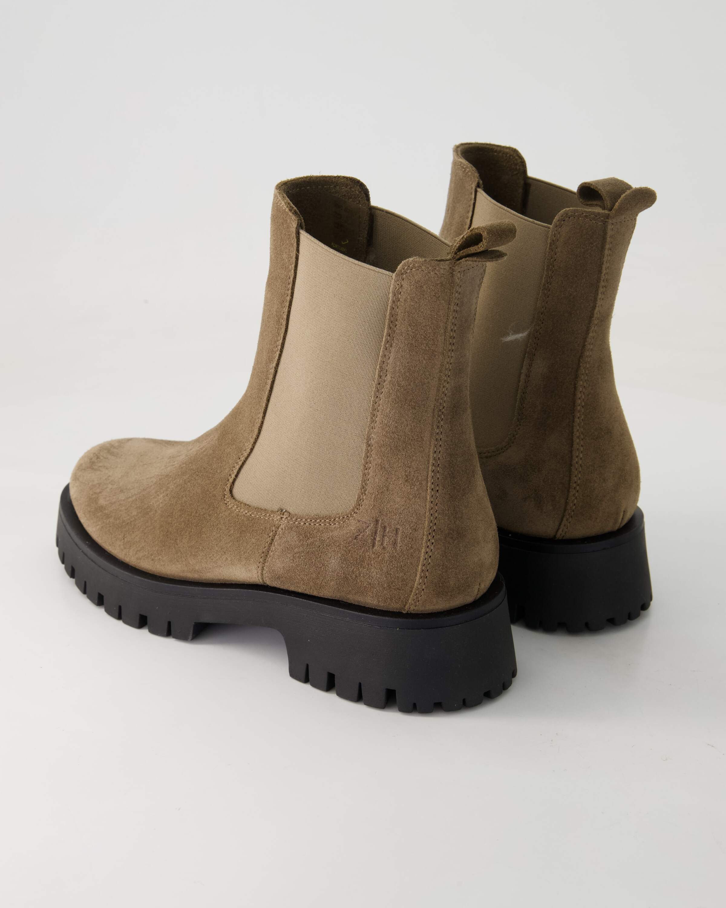 ZAHIRA A8399-25 Chelseaboots Obermaterial: Leder und Textil