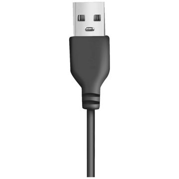 LogiLink Mini USB-Ventilator 13cm USB Schreibtischventilator, Schutzgitter