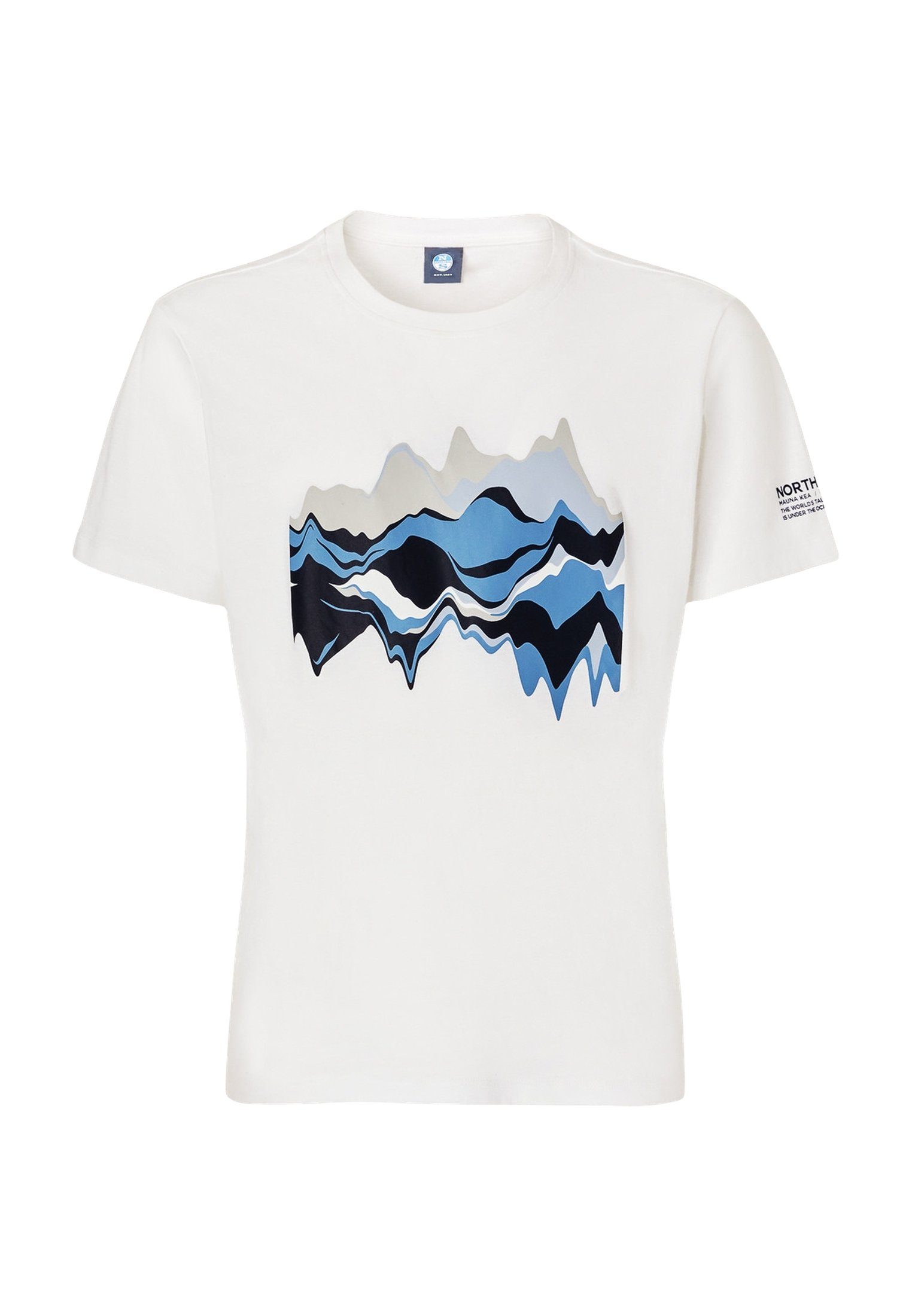 North Sails T-Shirt T-Shirt und WHITE mit Rundhals Grafikdruck