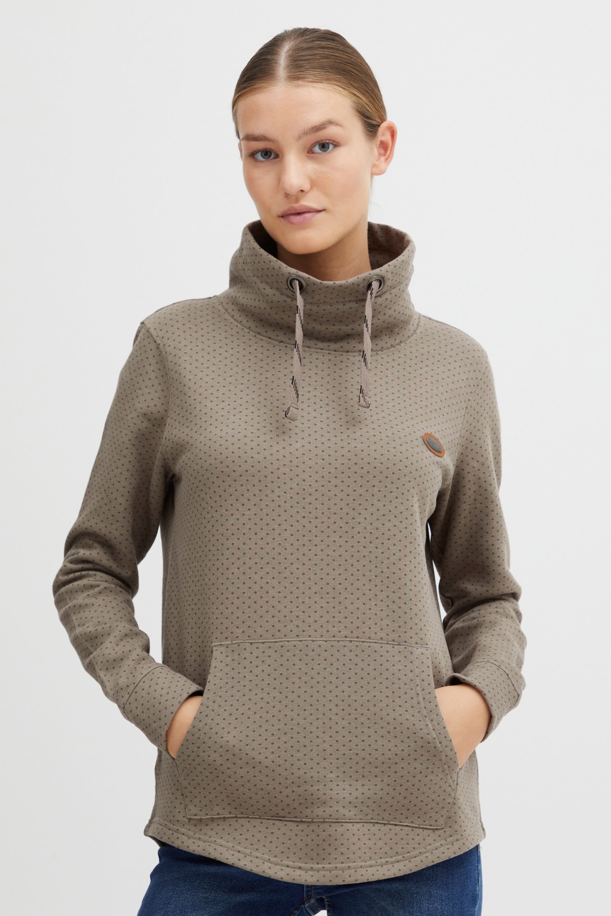 OXMO Stehkragenpullover OXAmini Tube SW Modischer Пуловеры
