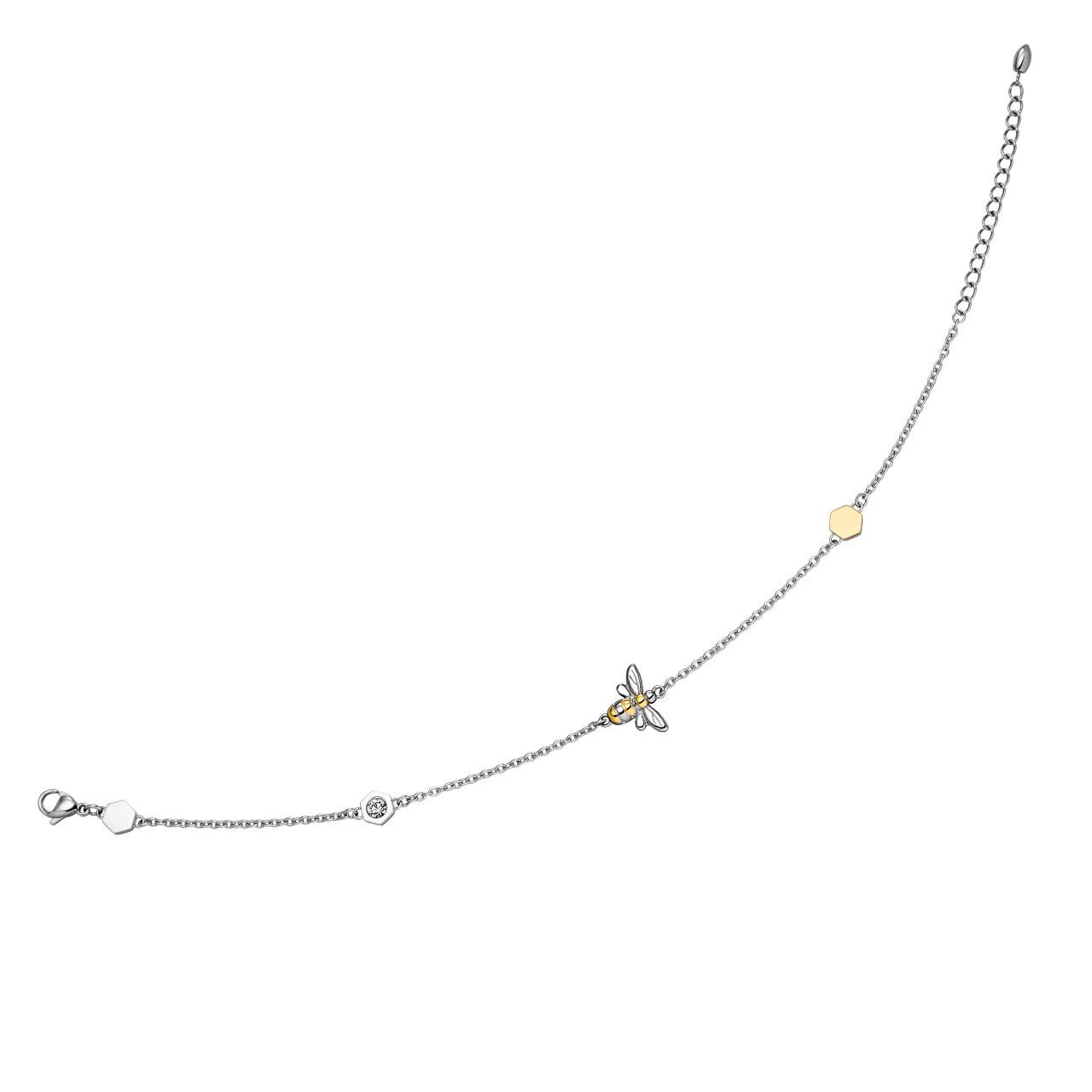 MAGNETIX WELLNESS Fußkette Magnet-Fußkette Honeycomb bicolor