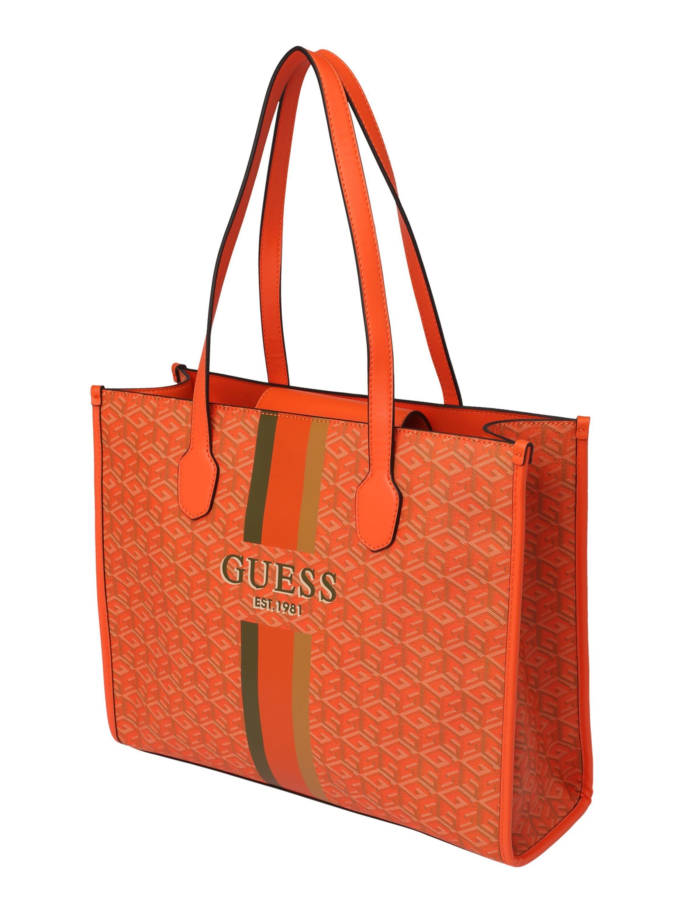 SILVANA (1-tlg) Orange Guess Logo Handtasche