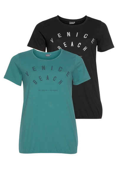 Venice Beach T-Shirt (Packung, 2-tlg)