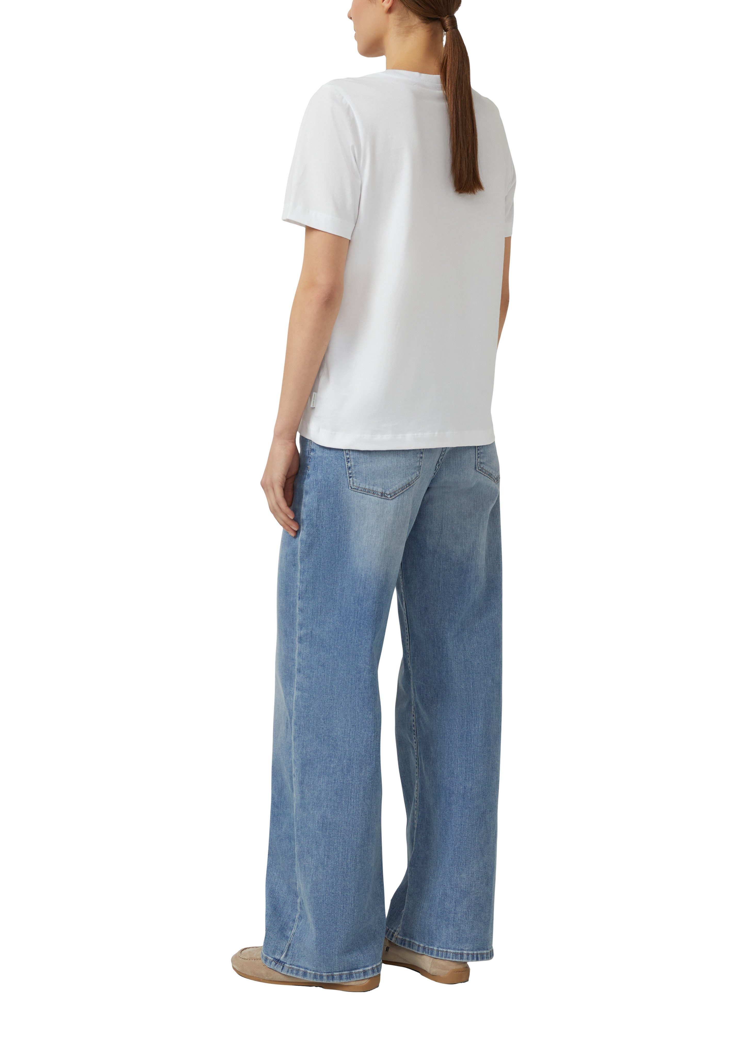 s.Oliver Kurzarmshirt Sommershirt mit Frontprint – Bild 4 von 4