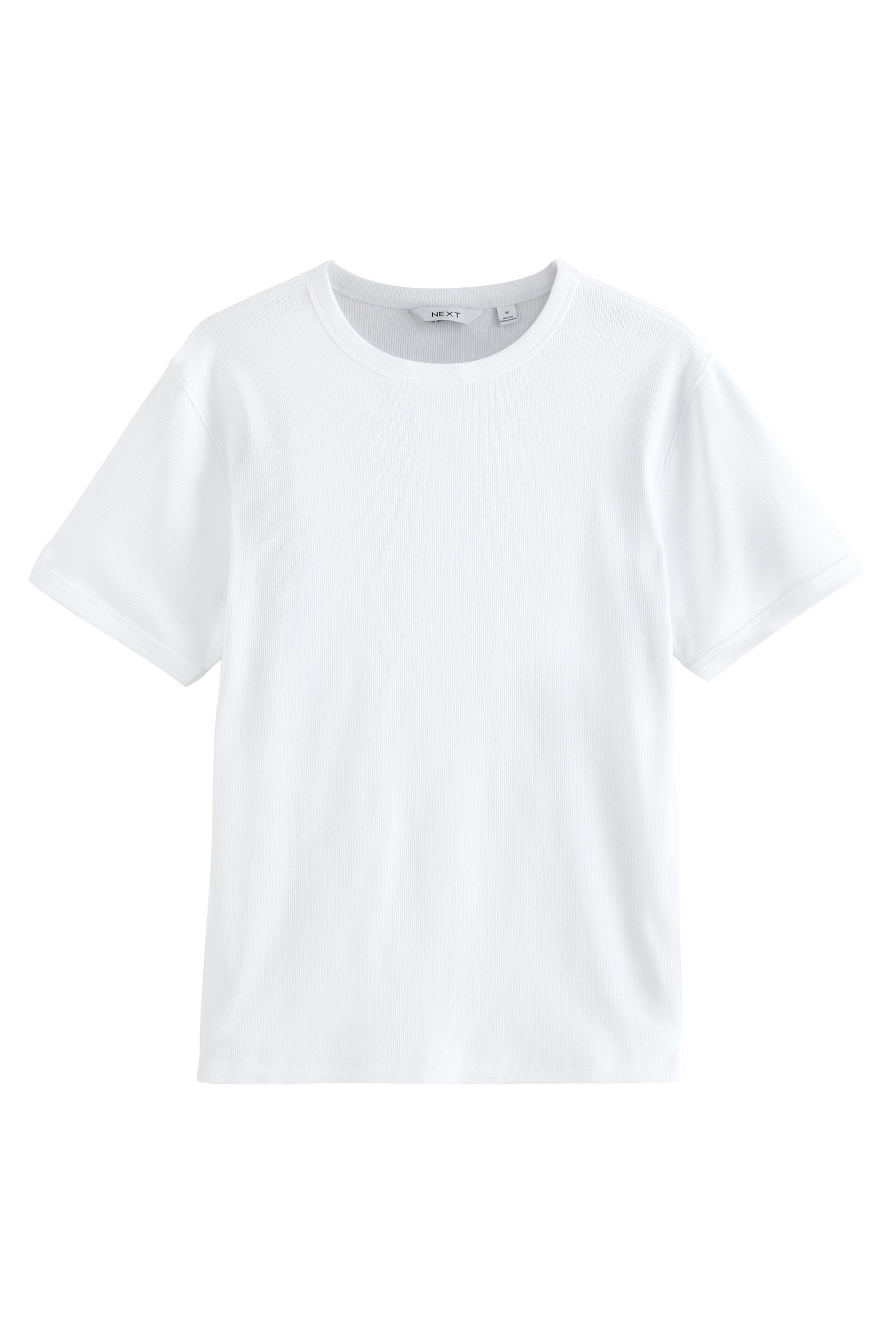 Next T-Shirt Geripptes Slim Fit T-Shirt günstig online kaufen