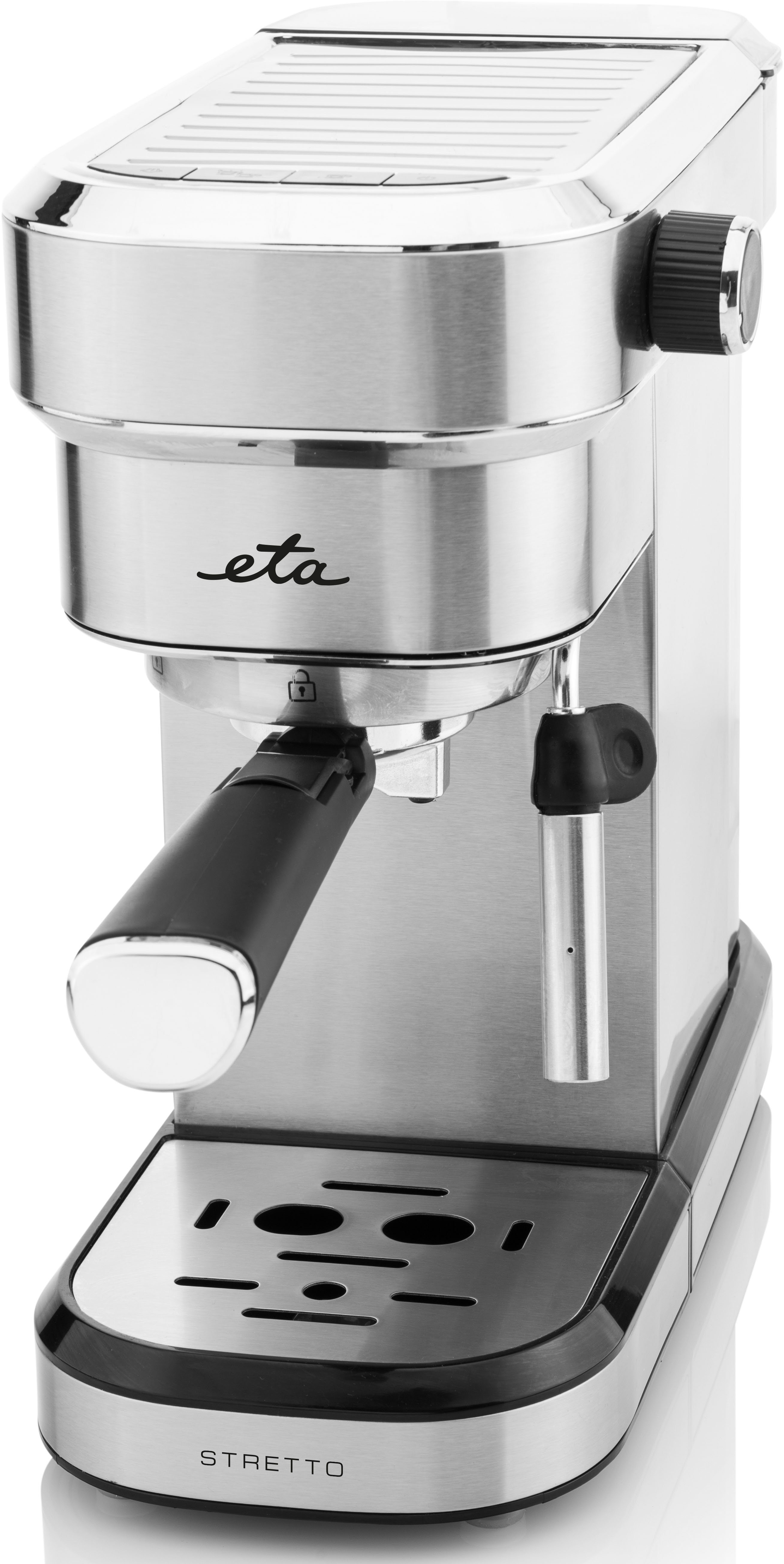 eta Espressomaschine STRETTO Slim-Design, 1350 Pumpendruck W, ETA21890000, bis Bar 15 ml, Wassertank 750