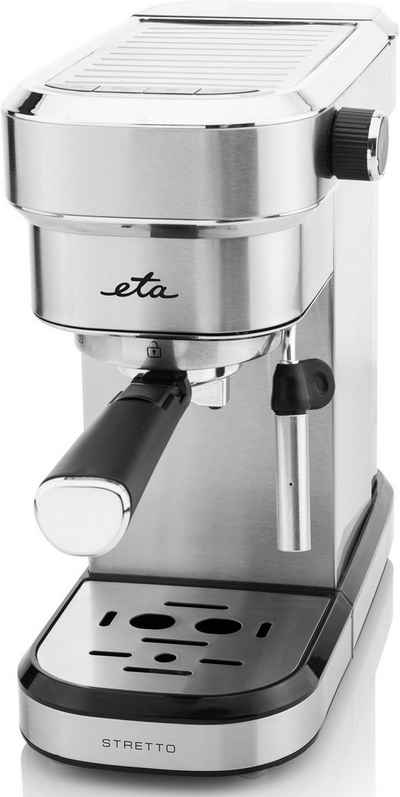 eta Espressomaschine STRETTO ETA21890000, Slim-Design, 1350 W, Wassertank 750 ml, Pumpendruck bis 15 Bar