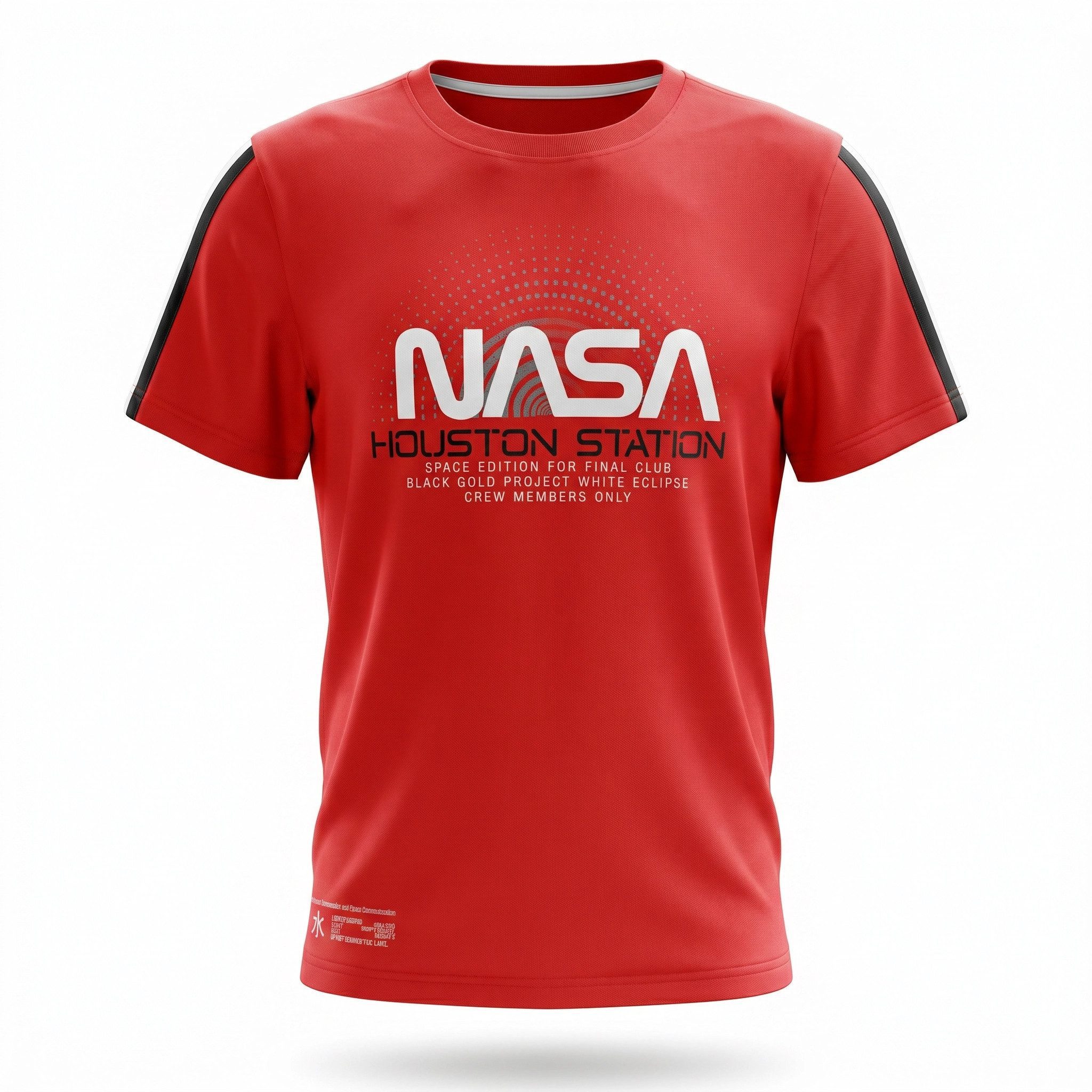 NASA Print-Shirt NASA Space Center Jungen T-Shirt 104–128 Baumwolle Rot Blau Schwarz
