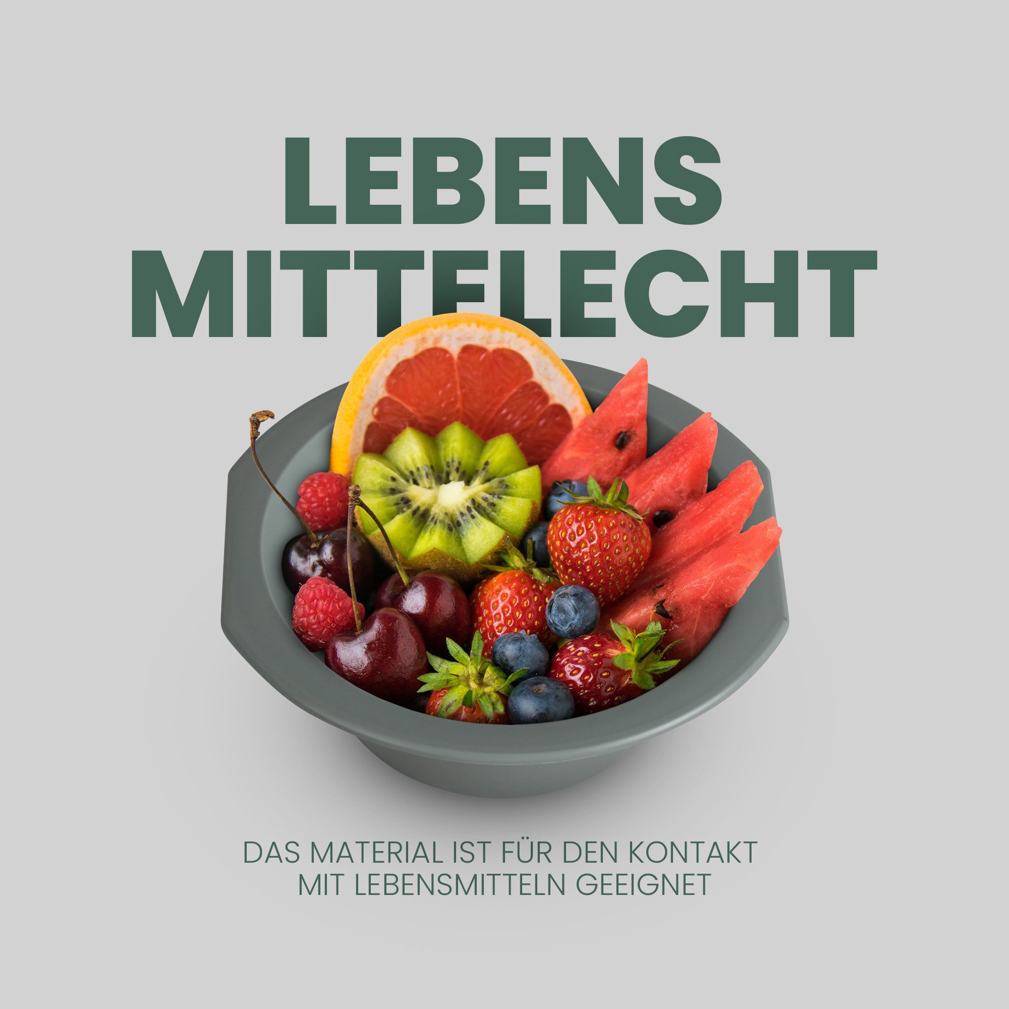 ProHome Schüssel für Küche/Camping, Kunststoff, (2-tlg), Ø15,5xH6 cm, BPA-frei, Mehrweg, bruchfest, spülmaschinengeeignet
