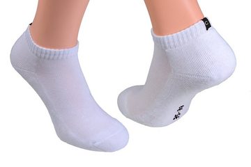 Cocain underwear Sneakersocken 6 oder 12 Paar Sneaker Socken Damen Herren weiß schwarz (6-Paar) Frotteesohle