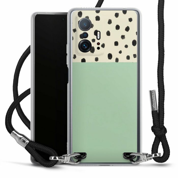 DeinDesign Handyhülle Abstrakt Polka Dots Boho Dots and Boho Xiaomi 11T 5G Handykette Hülle mit Band Case zum Umhängen