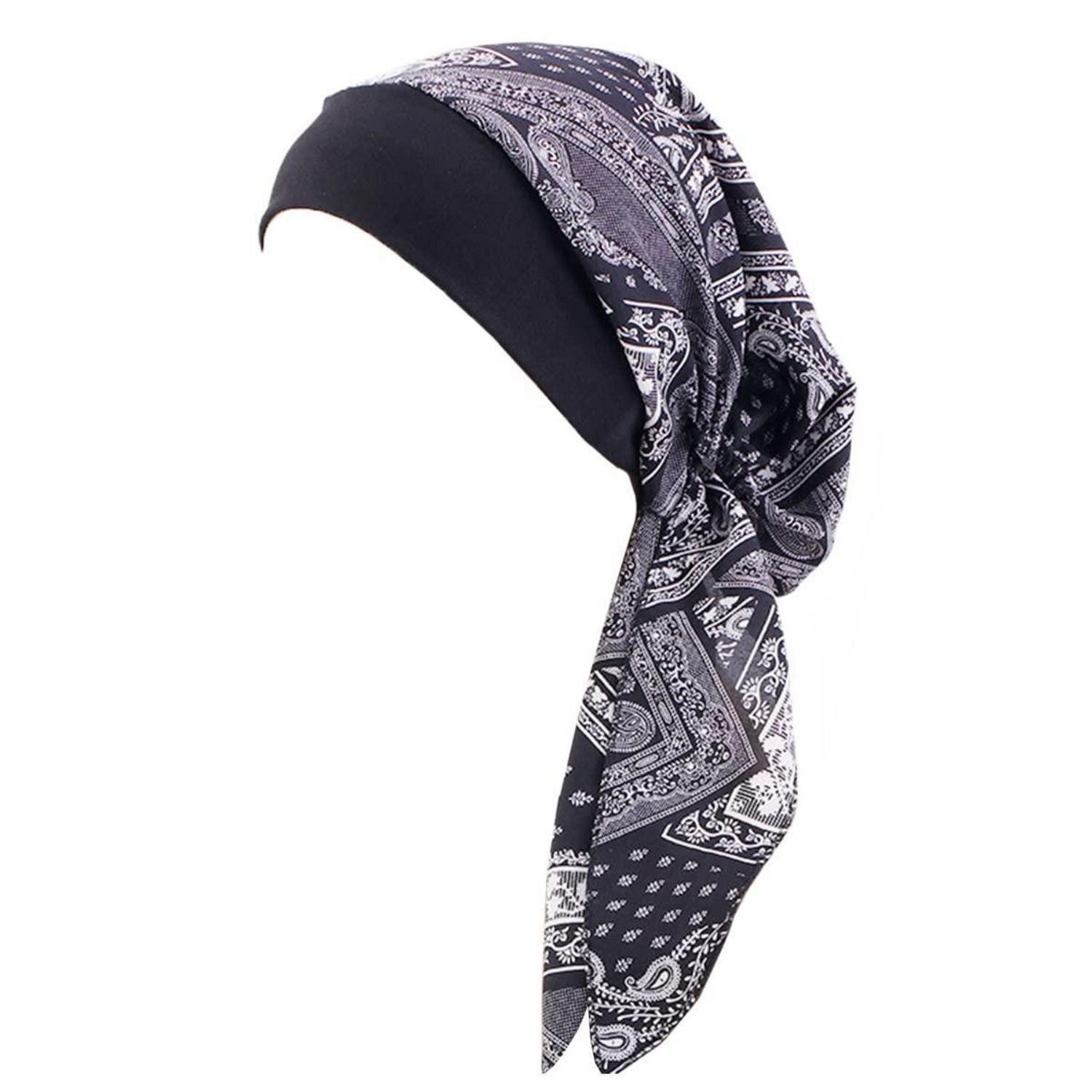 LuxusKollektion Turbanmütze Chemo Kopftuch Damen Turban Schlafmütze Haarverlust #9