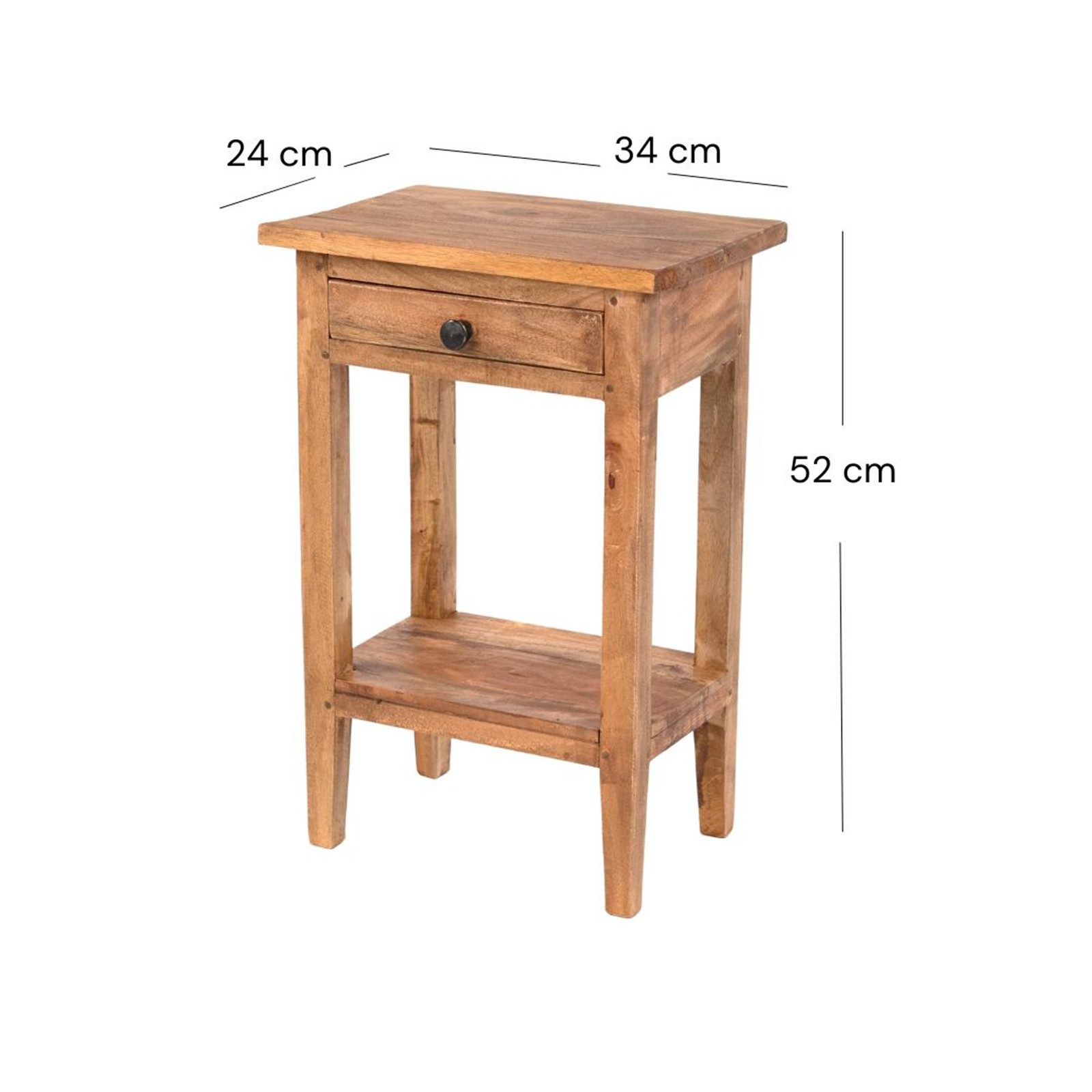 DESIGN DELIGHTS Beistelltisch Telefontisch PLANTA, 52x34cm(HxB) Nachtschran günstig online kaufen