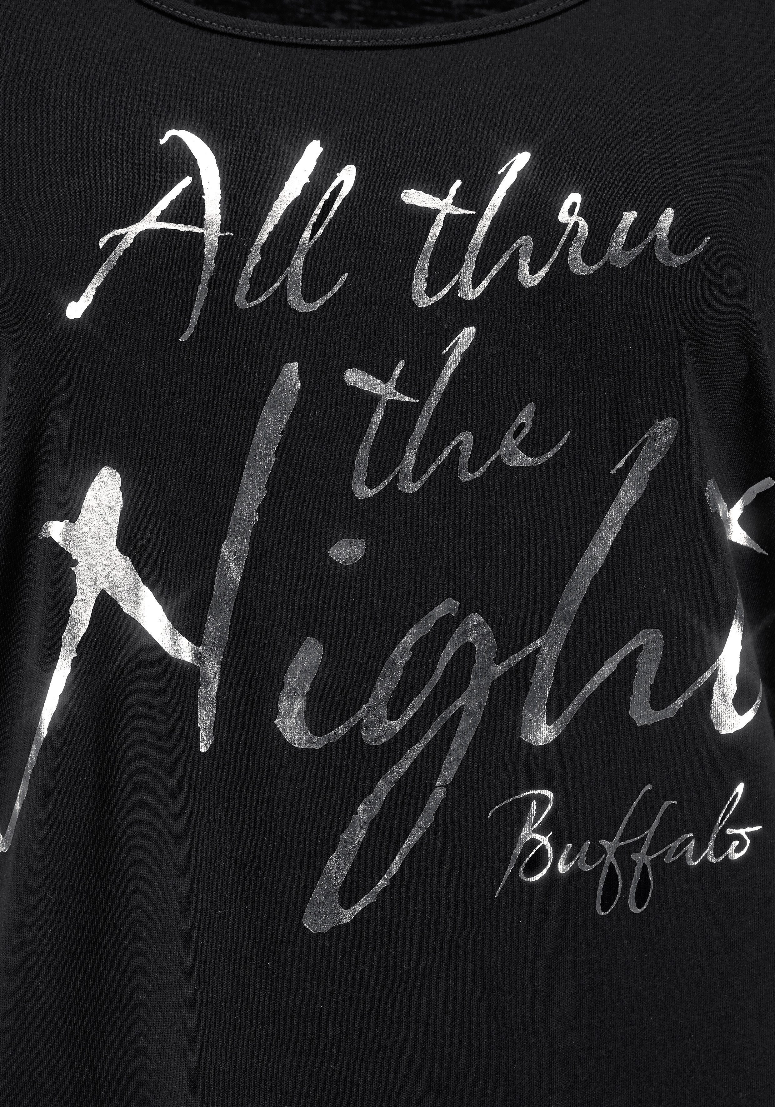 Buffalo Pyjama (Set, 2 tlg) gemusterte Hose mit Eingrifftaschen