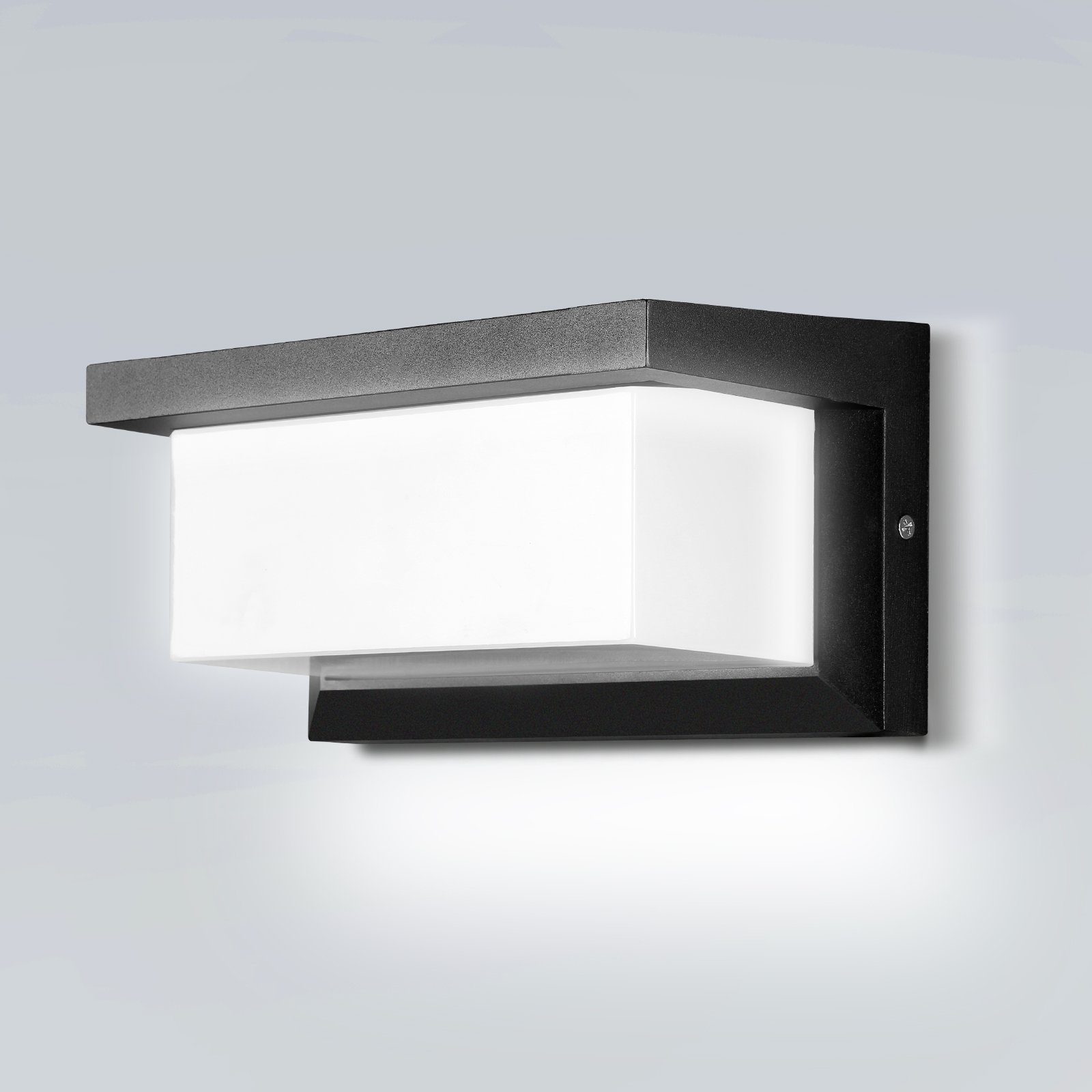 Gimisgu Wandleuchte 18W LED Wandlampe Schlafzimmer IP65 Effektleuchte Außen Sensor Flur, LED fest integriert, Warmweiß, LED Wandleuchte kaltweiß