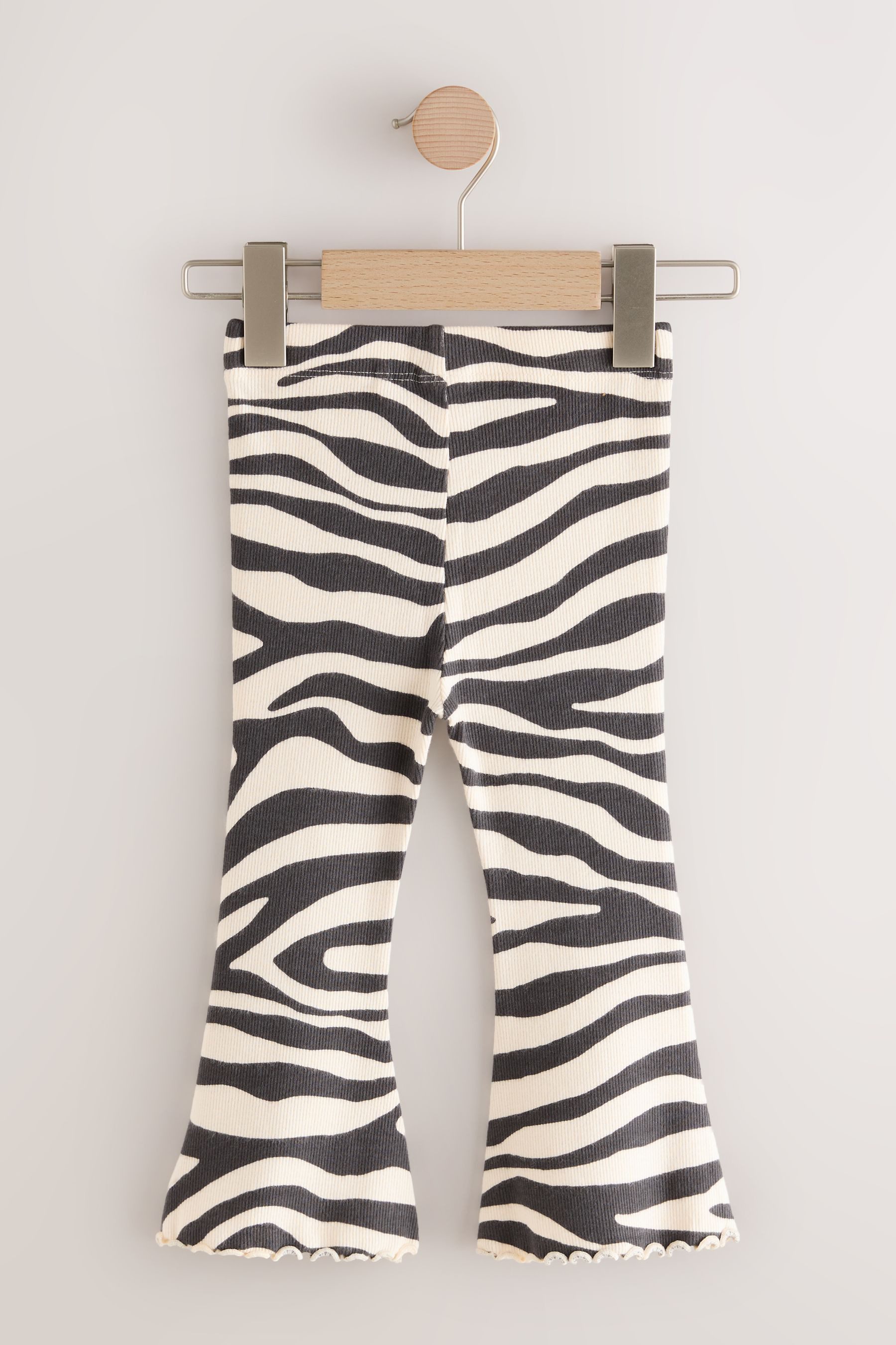 Next Leggings Gerippte Leggings mit ausgestelltem günstig online kaufen