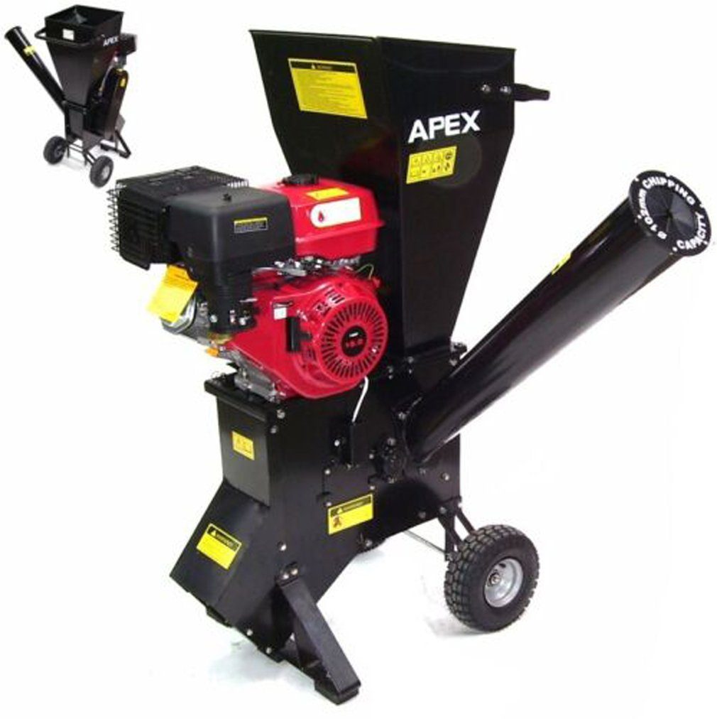 Apex Häcksler »Benzin Gartenhäcksler 15PS Häcksler 55149 Holzhäcksler