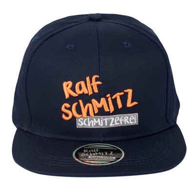 United Labels® Baseball Cap Ralf Schmitz Baseballkappe - Schmitzefrei Tour Unisex verstellbar Blau