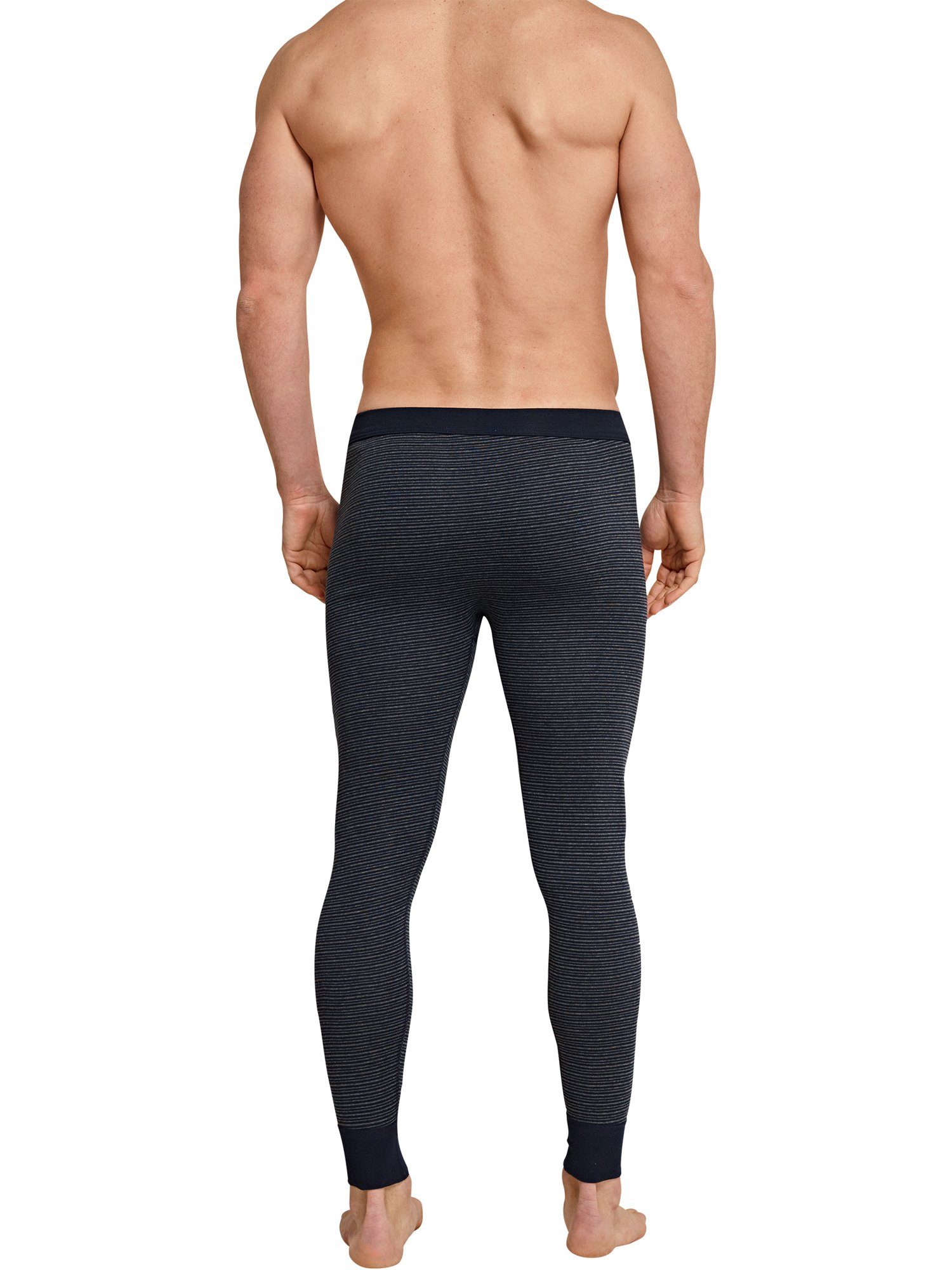 Schiesser Lange Unterhose Feinripp Melange (2-St) long john unterwäsche