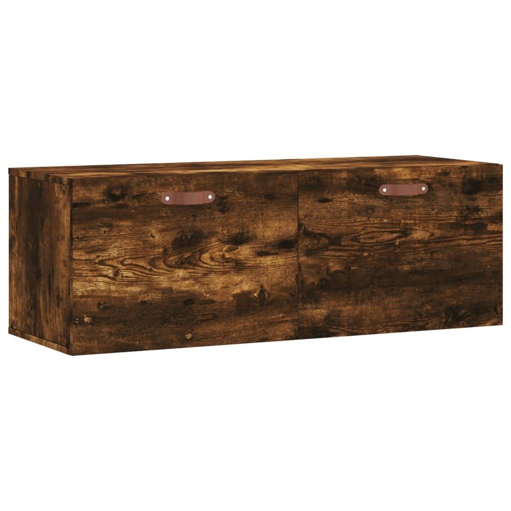 vidaXL Hängeschrank Wandschrank Räuchereiche 100x36,5x35 cm Holzwerkstoff (1-St)