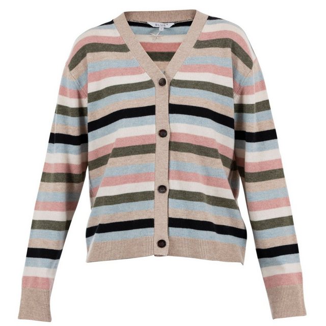 Blue Sportswear Strickjacke Granby Multistriped Gestreifte Strickjacke Card günstig online kaufen