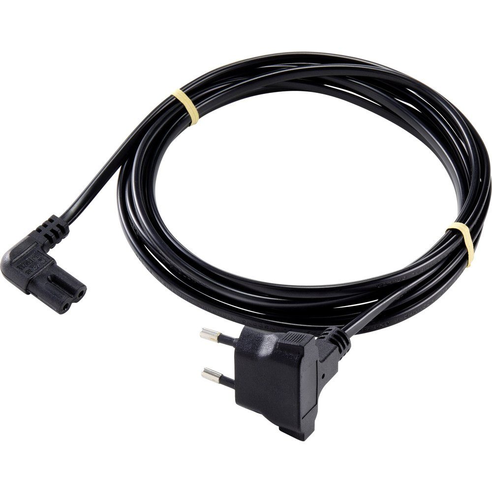 [Qualität zuerst] Sygonix Sygonix SY-5043446 Strom Netzkabel cm) Schwarz Elektro-Kabel, 3.00 (3.00 m