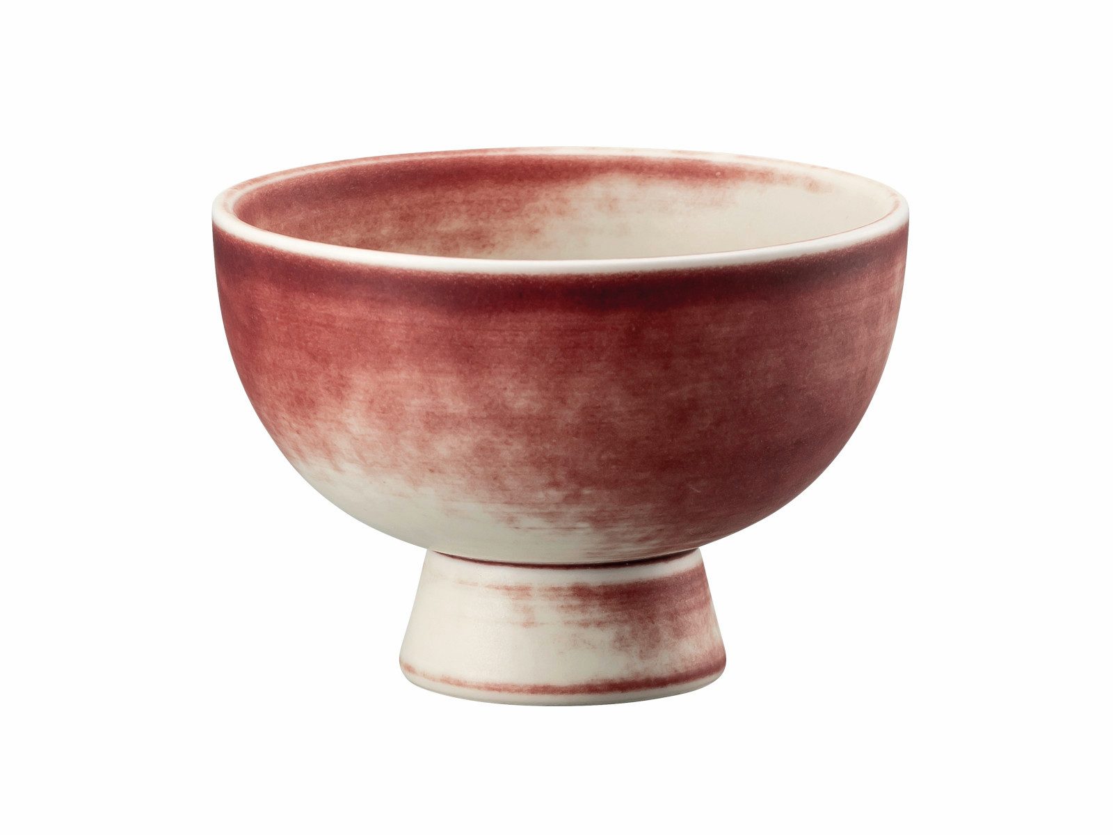 Rosenthal Schale Bloom Scarlet Schale auf Fuß 9cm, Porzellan, (Schüsseln & Schalen)