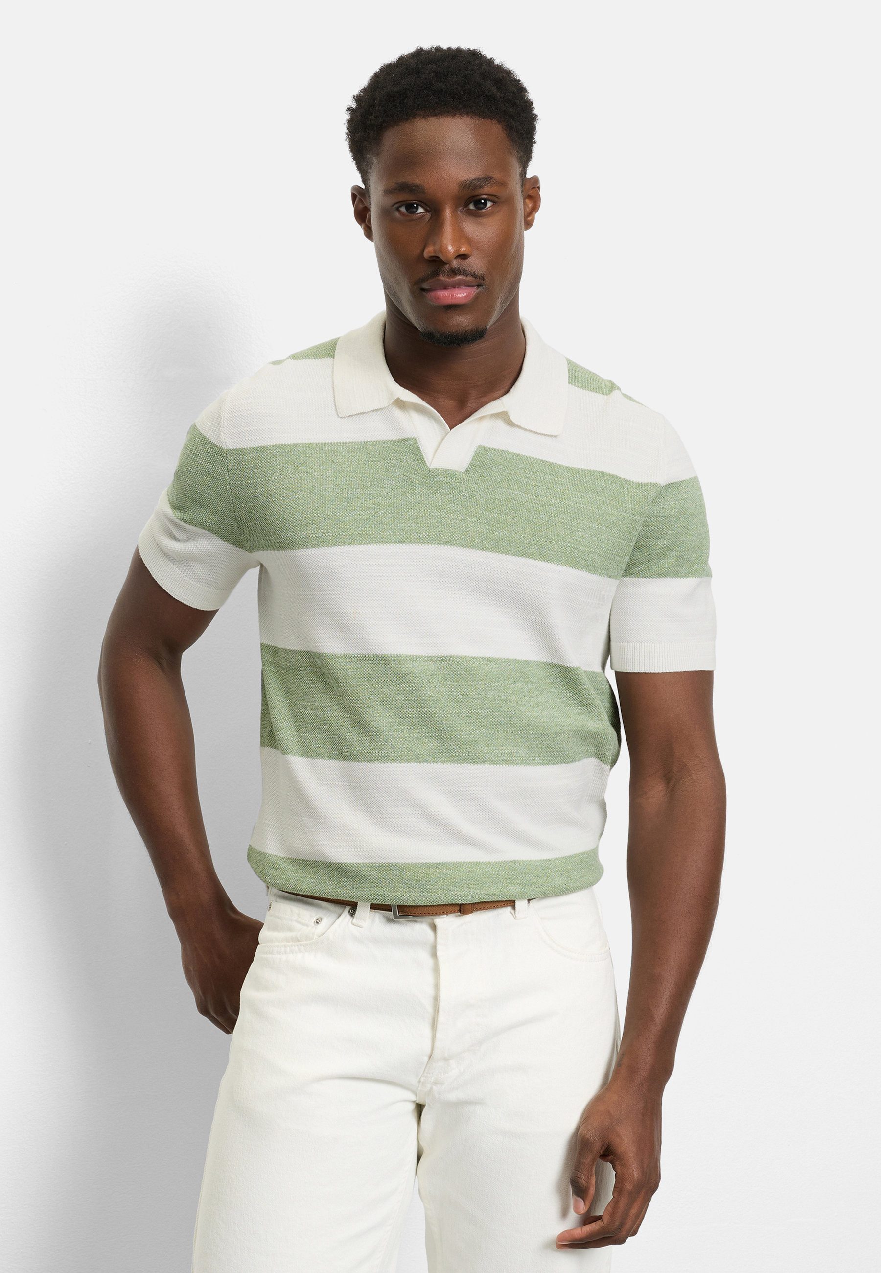OLYMP Poloshirt OLYMP Casual Strick
