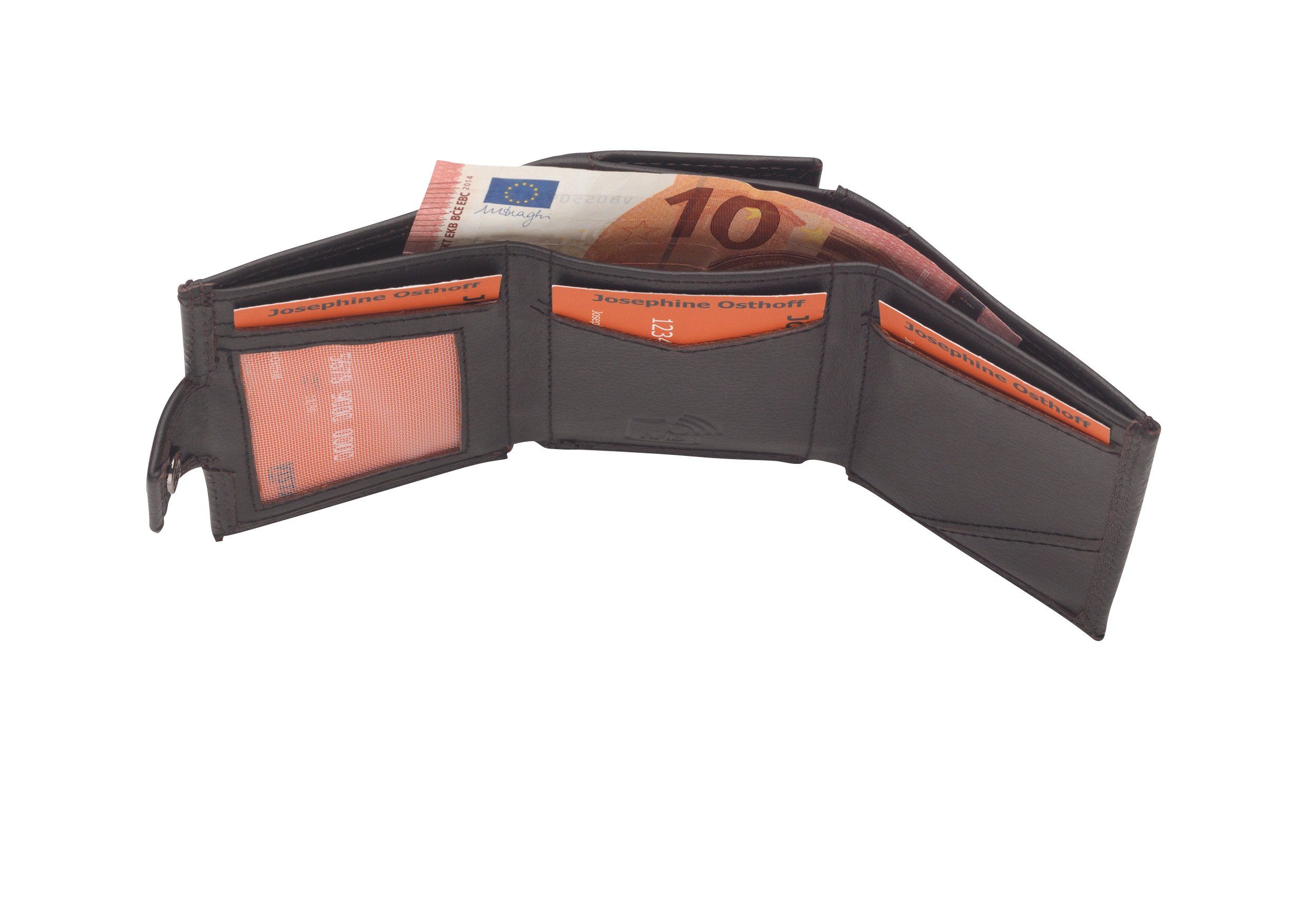 Josephine Osthoff Geldbörse Vienna Card Wallet Slim espresso