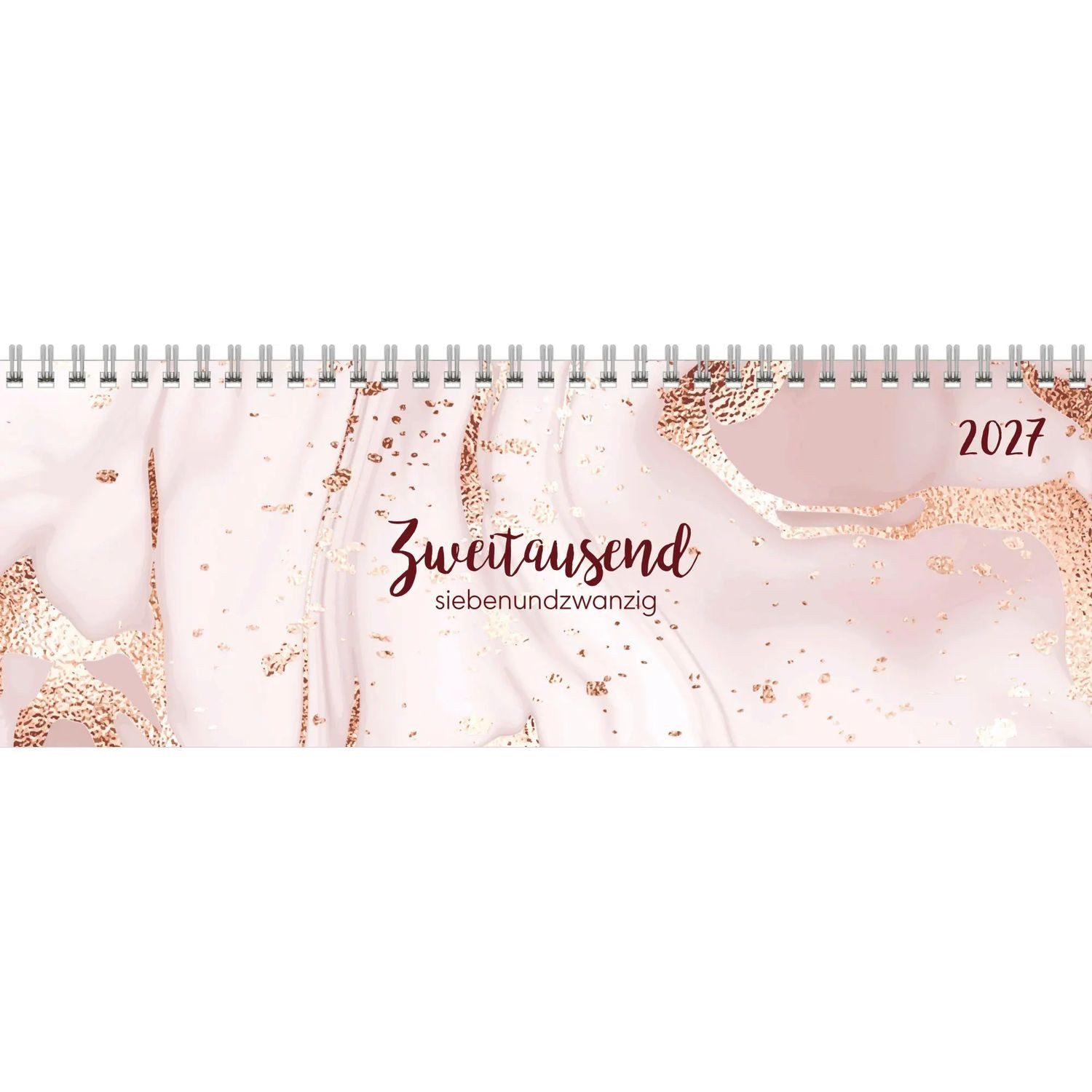 Querkalender Tischquerkalender Style Marmor 2027