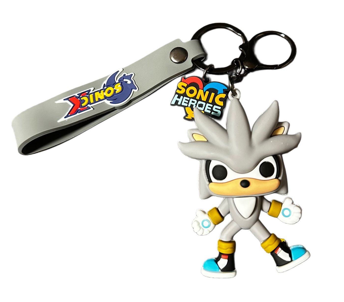 soma Schlüsselanhänger Schlüsselanhänger Sonic the Hedgehog 7cm Geschenk Cartoon grau (1-tlg), Schlüsselanhänger Haustierschlüsselanhänger Geschenk Hund Frau Herren