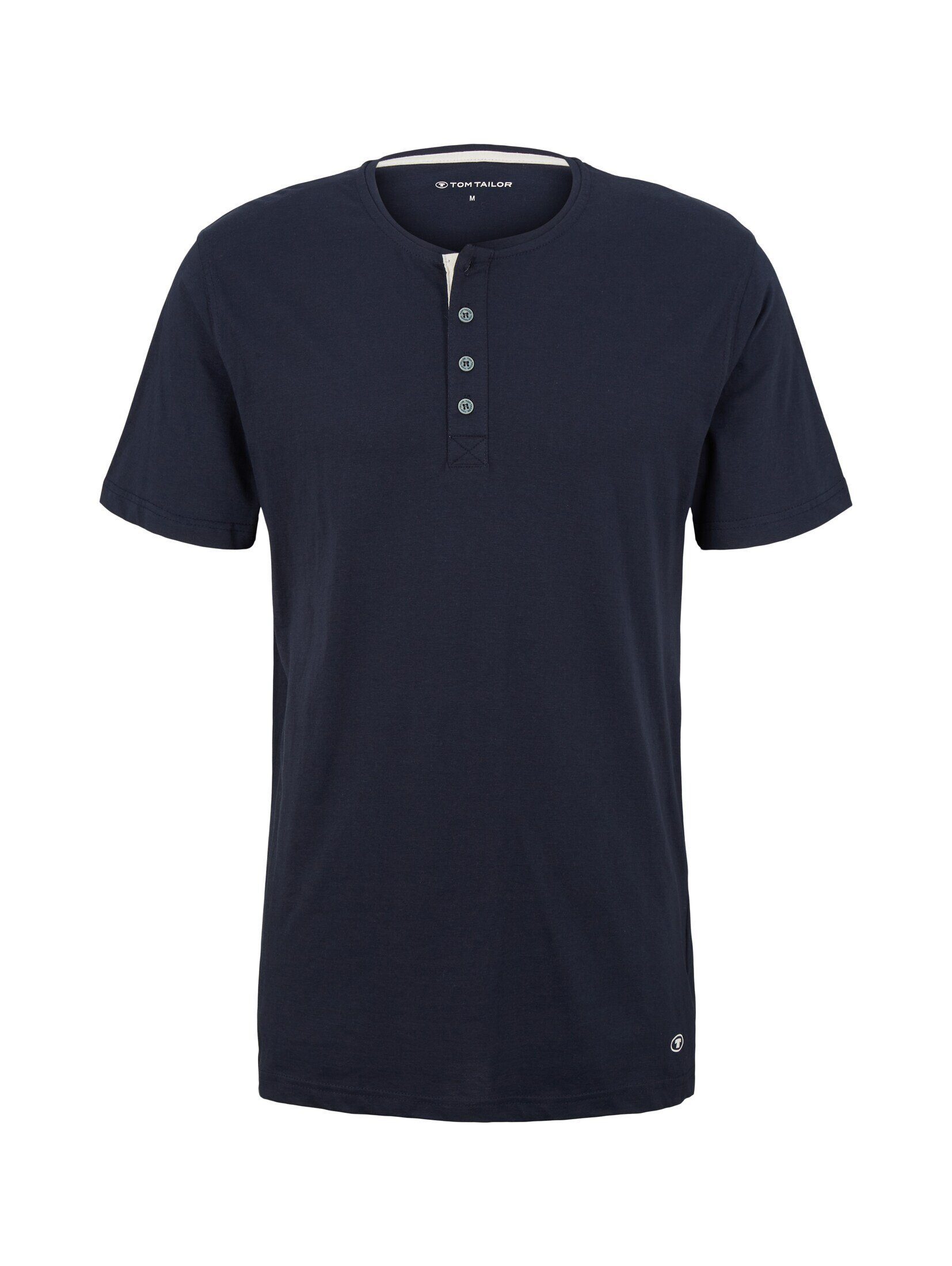 TOM TAILOR Unterhemd Pyjama-Shirt aus Baumwolle günstig online kaufen