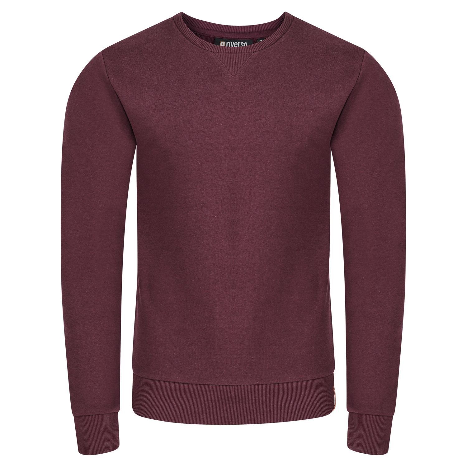riverso Sweatshirt Herren Rundhals Pullover RIVPhillip Regular Fit Longslee günstig online kaufen