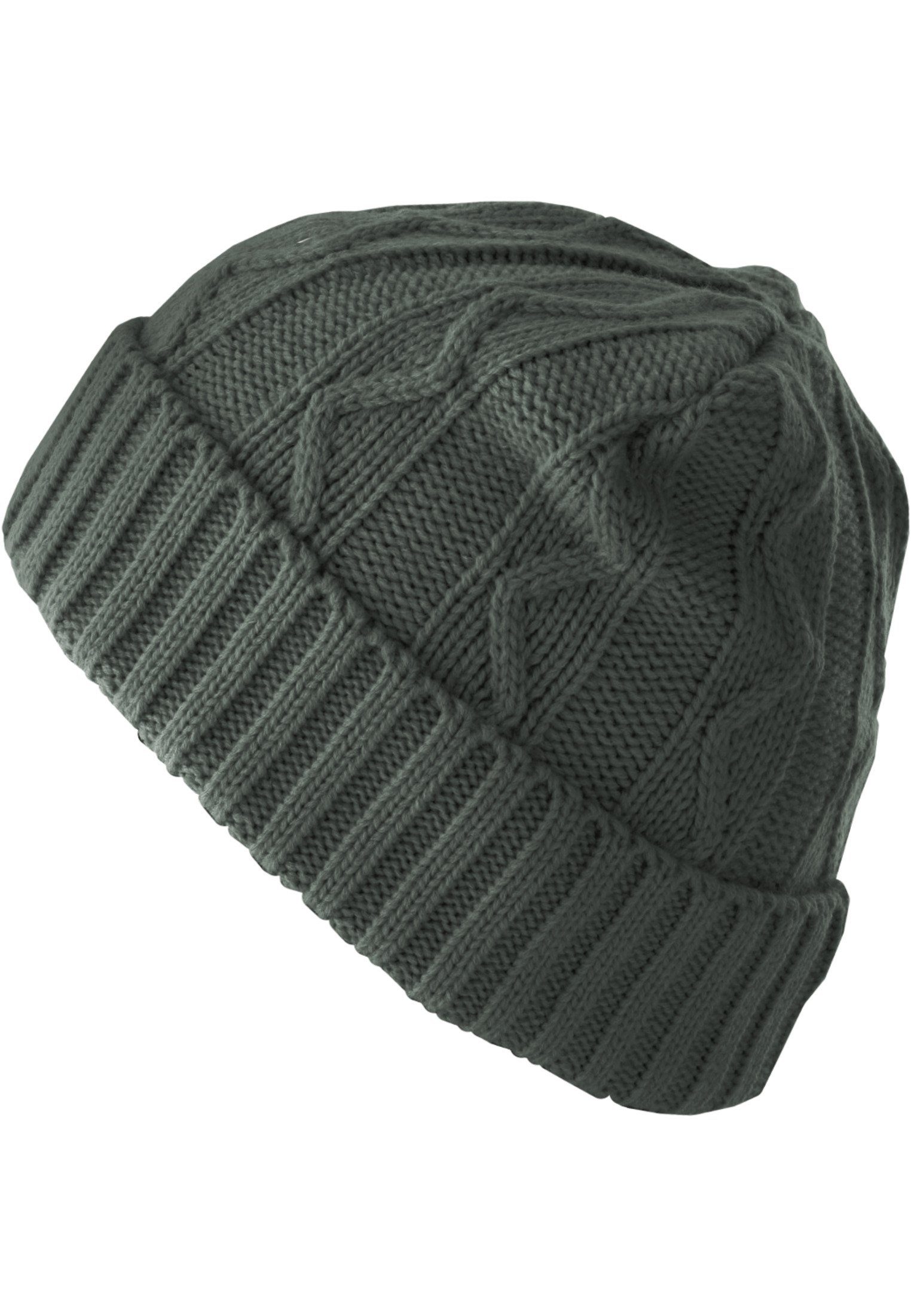 MSTRDS Beanie Accessoires charcoal (1-St) Flap Cable Beanie