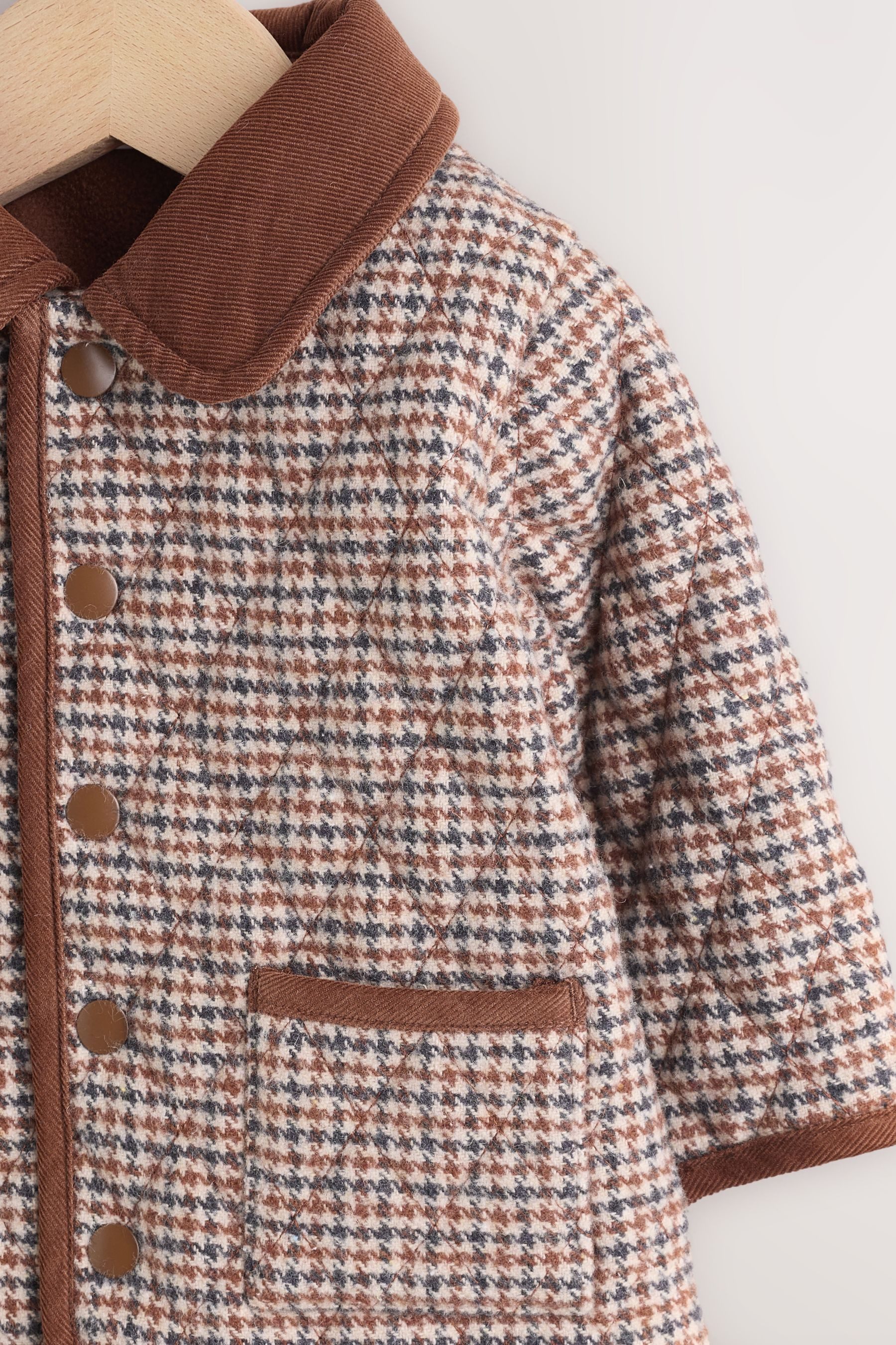 Next Steppjacke Baby Steppjacke mit Cordkragen (1-St)