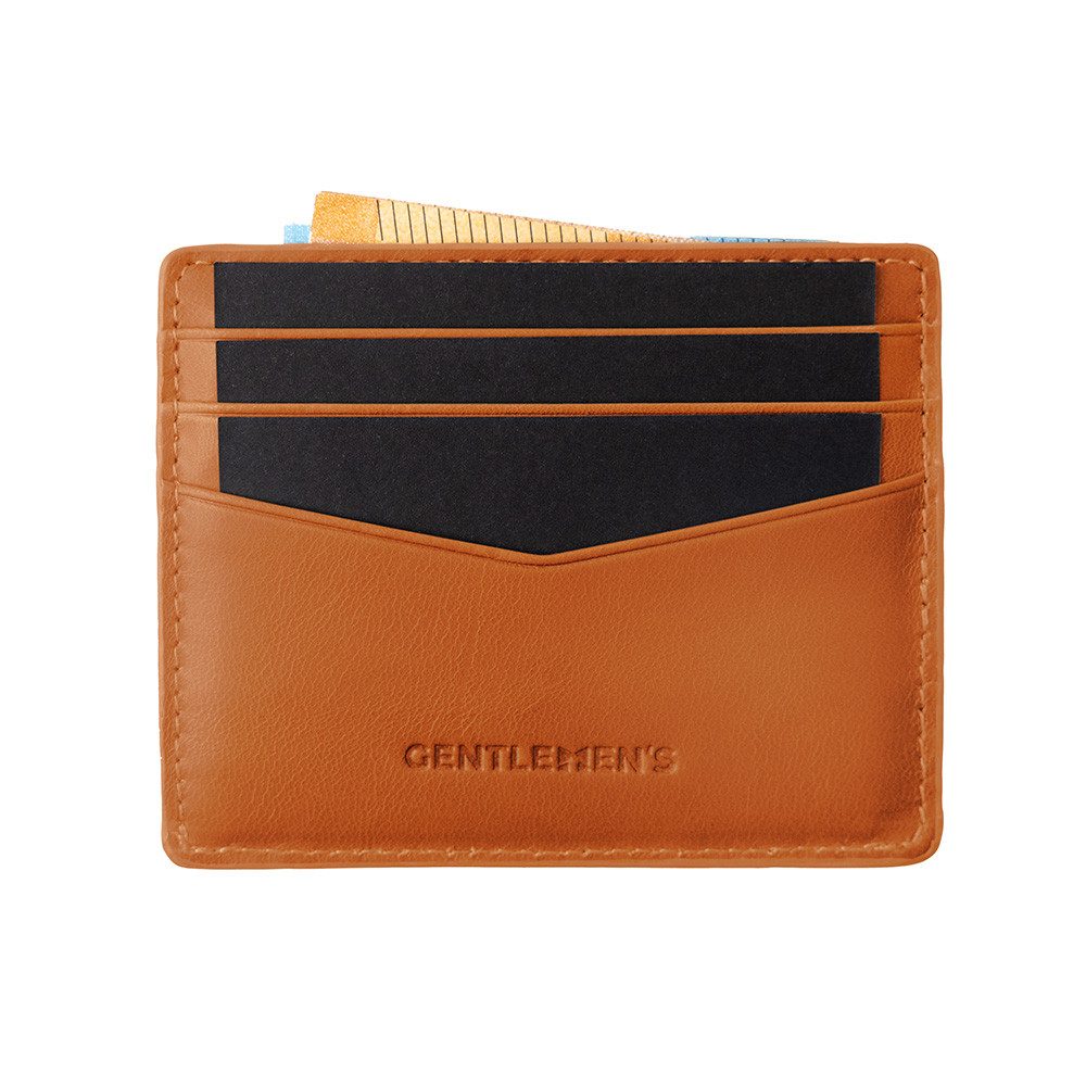 Gentlemen's Kartenetui - Kreditkartenetui mit Münzfach & RFID Schutz - Slim Wallet Herren, Slim Wallet Herren mit Scheinfach und AirTag-Fach
