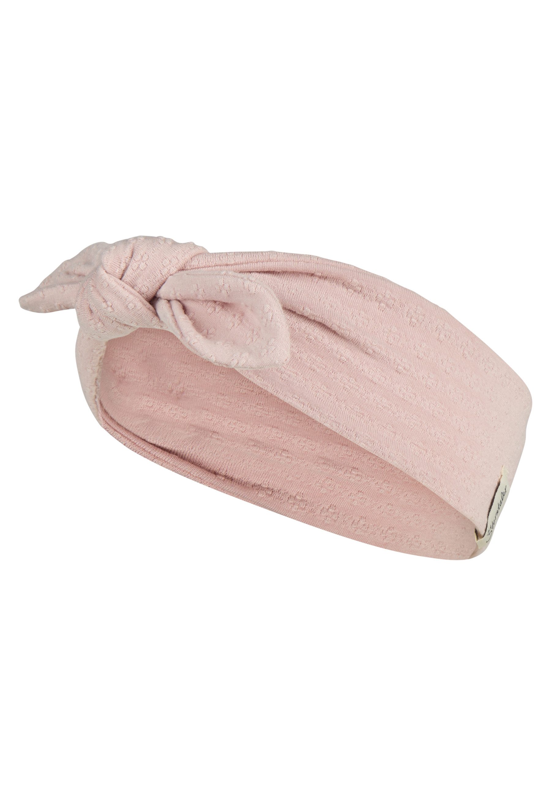 Sterntaler® Stirnband Stirnband Schleife (1-St) Stirnband mit Schleife aus strukturiertem Mischgewebe