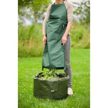 Nature Foliengewächshaus Gartenschürze mit Falttasche 130x55 cm Grün
