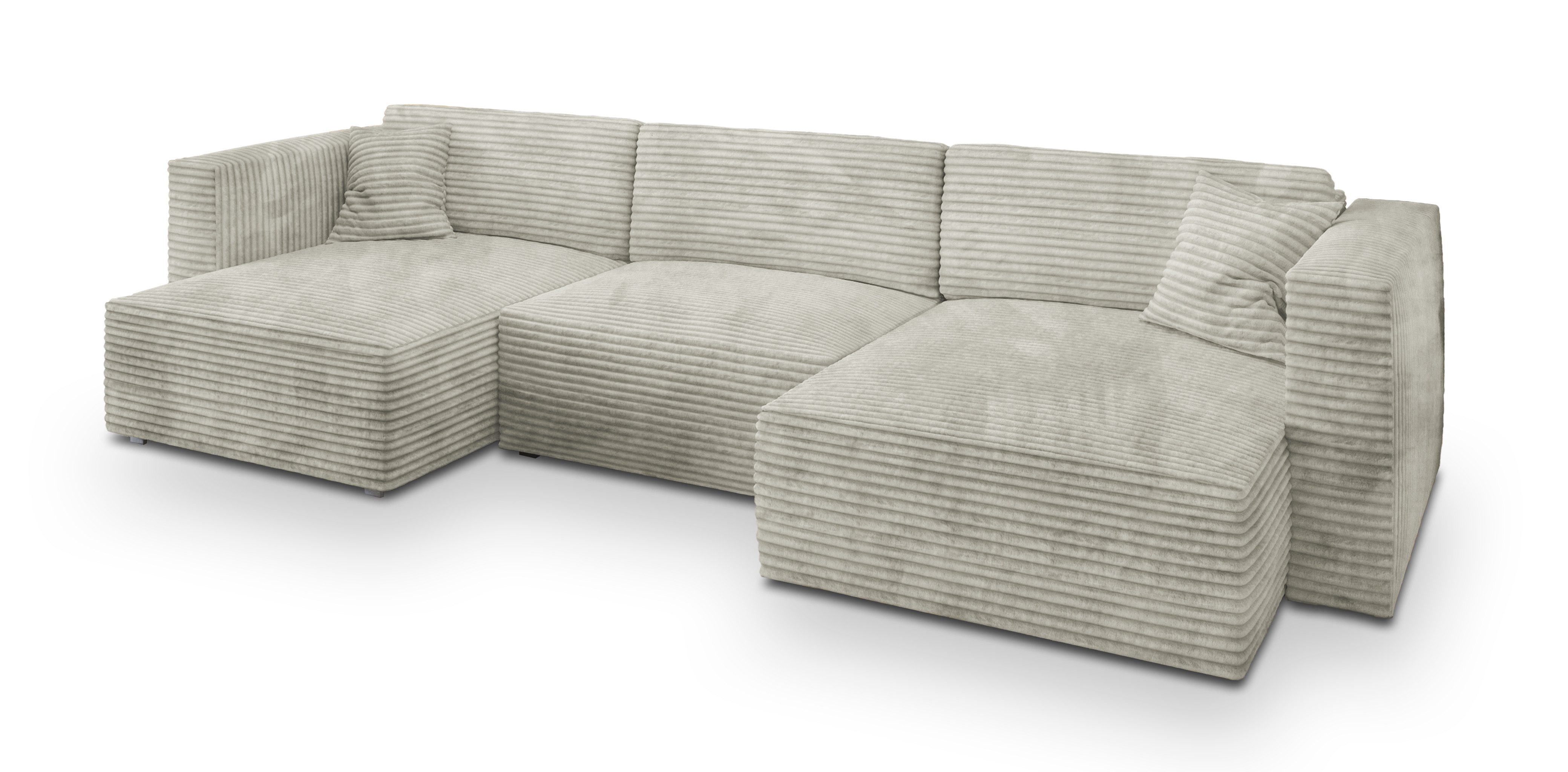 Masseno Ecksofa SARMO mit Schlaffunktion U-Form, günstig online kaufen