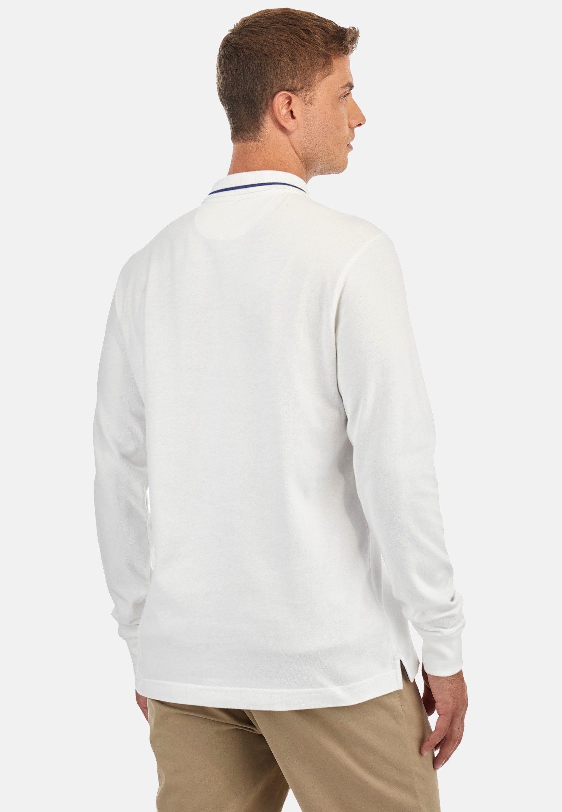 La Martina Poloshirt Poloshirt Langarmshirt mit Polokragen (1-tlg., 1)