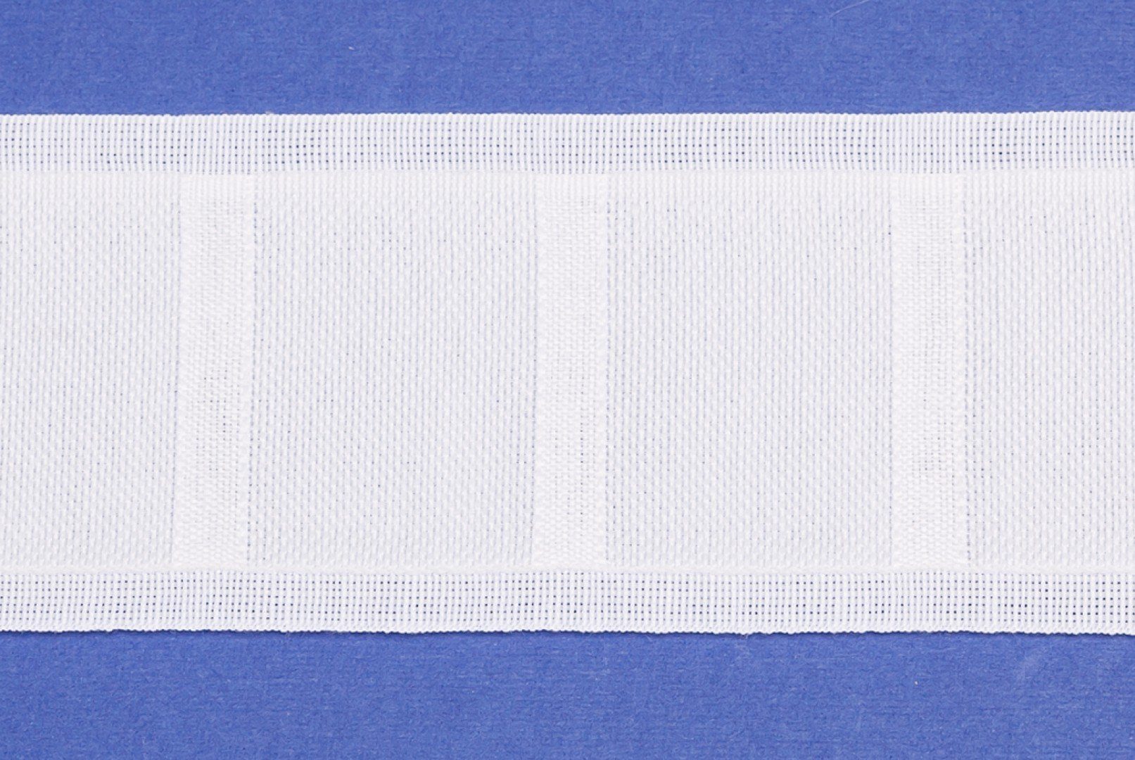 Gardine / Farbe: - L131, Variabel weiß Breite: Meter rewagi, Dekoschals - Gardinenband, Verkaufseinheit: Taschenband, 5 70mm /